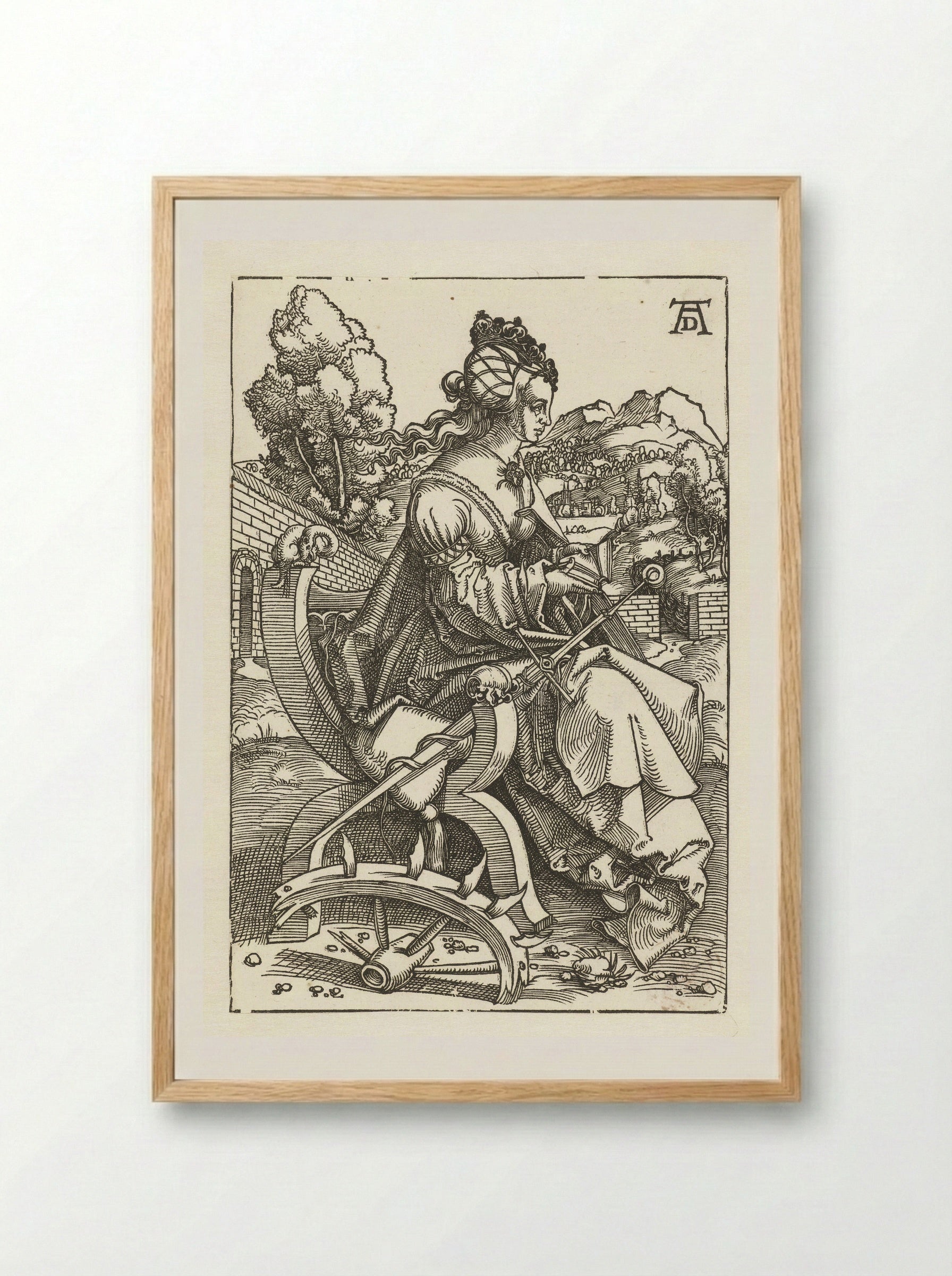 Saint Catherine - Albrecht Dürer - Framed Print Wood