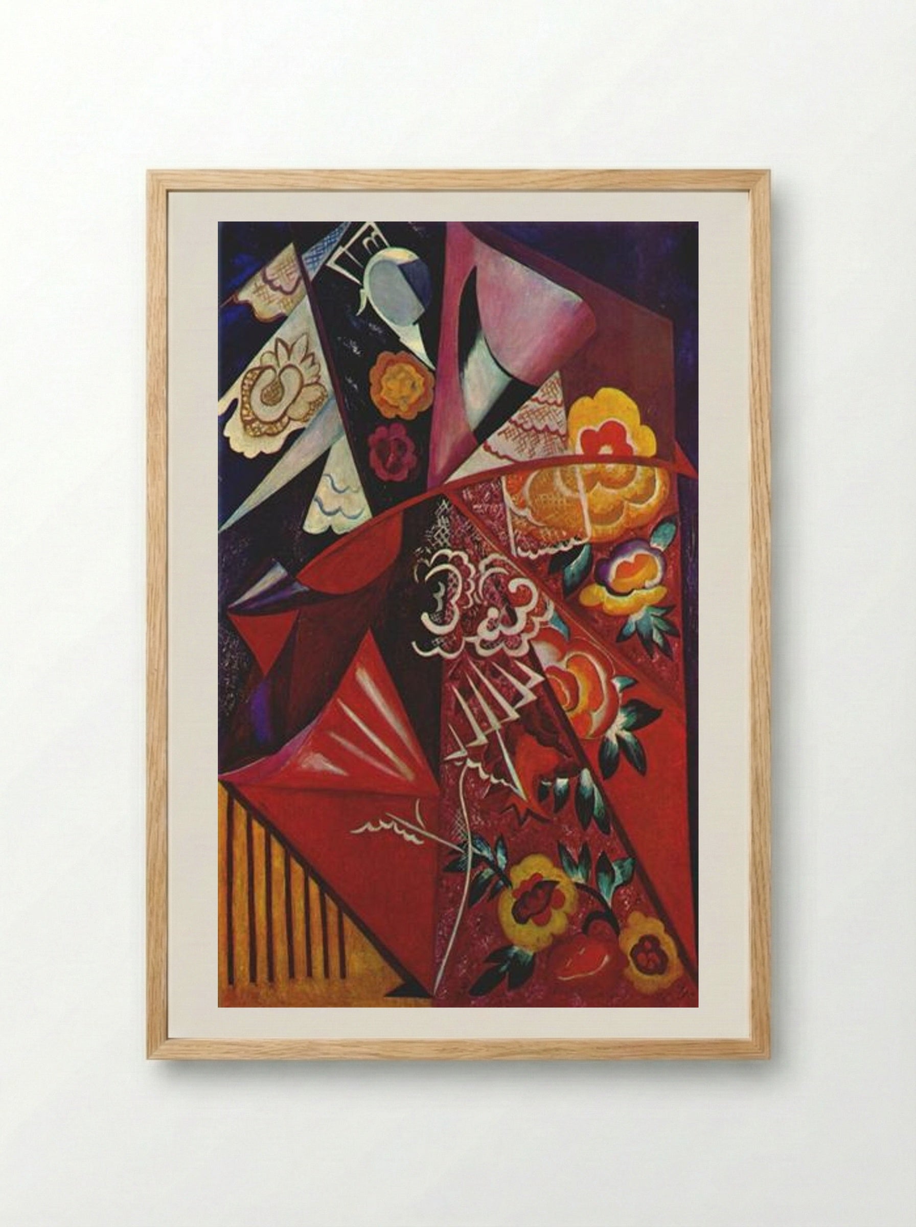 Espagnole - Natalia Goncharova - Framed Print Wood