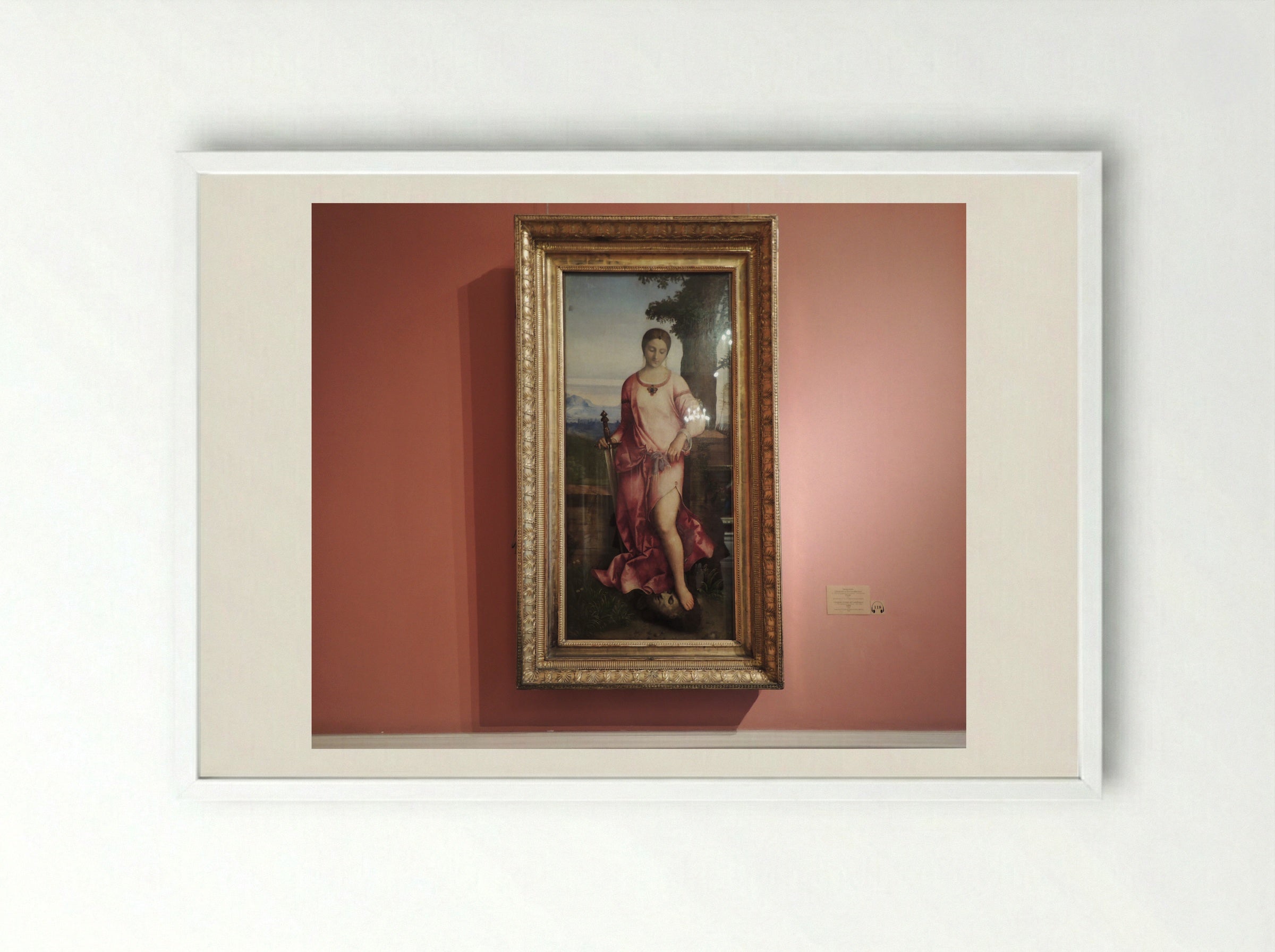 Judith - Giorgione - Framed Print White