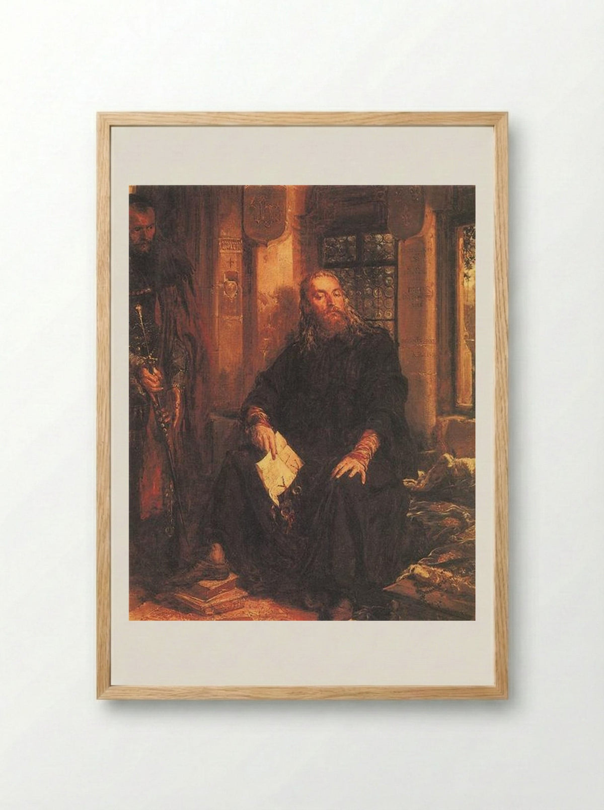 Wladyslaw the White in Dijon - Jan Matejko - Framed Print Wood