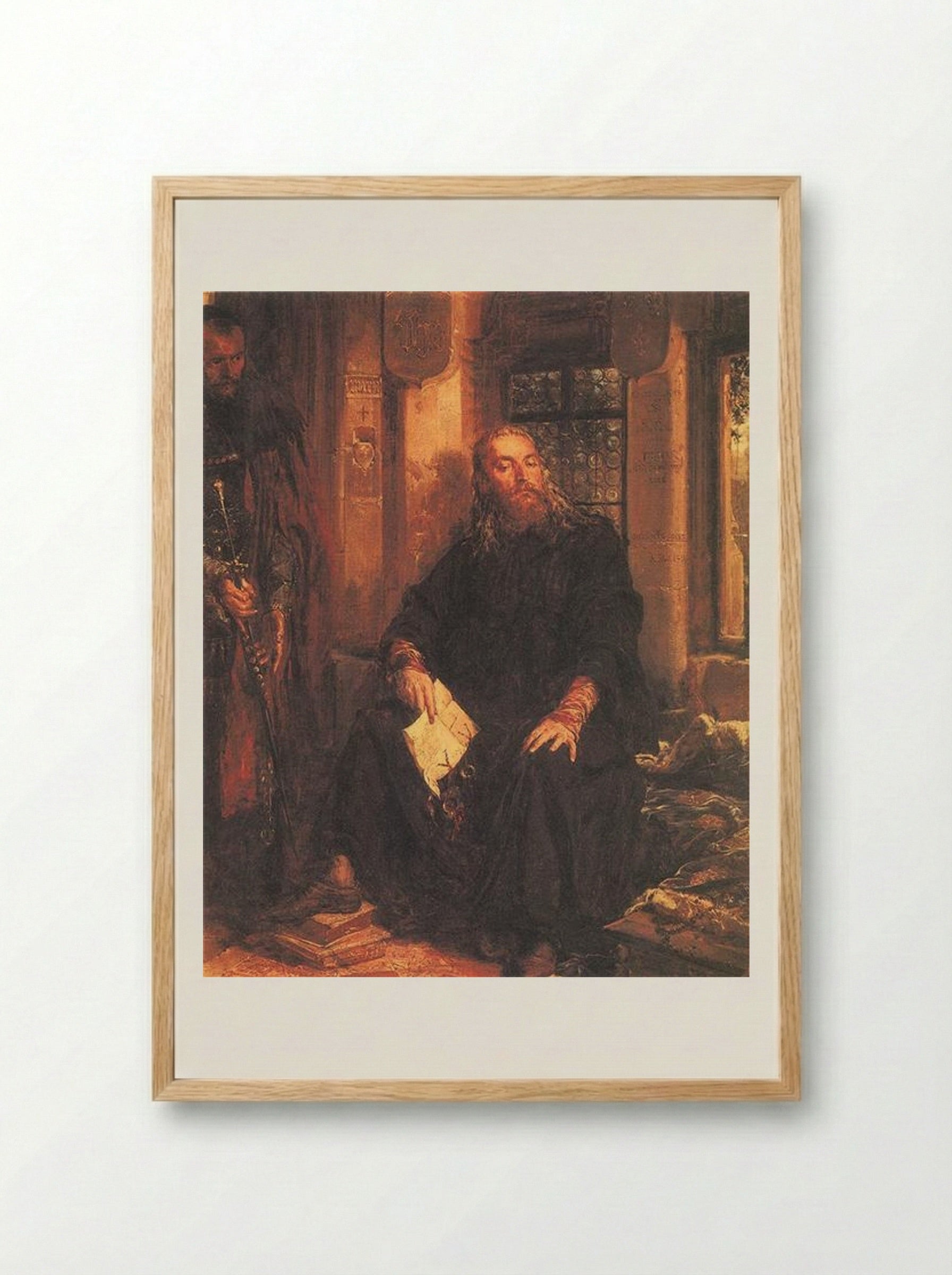 Wladyslaw the White in Dijon - Jan Matejko - Framed Print Wood