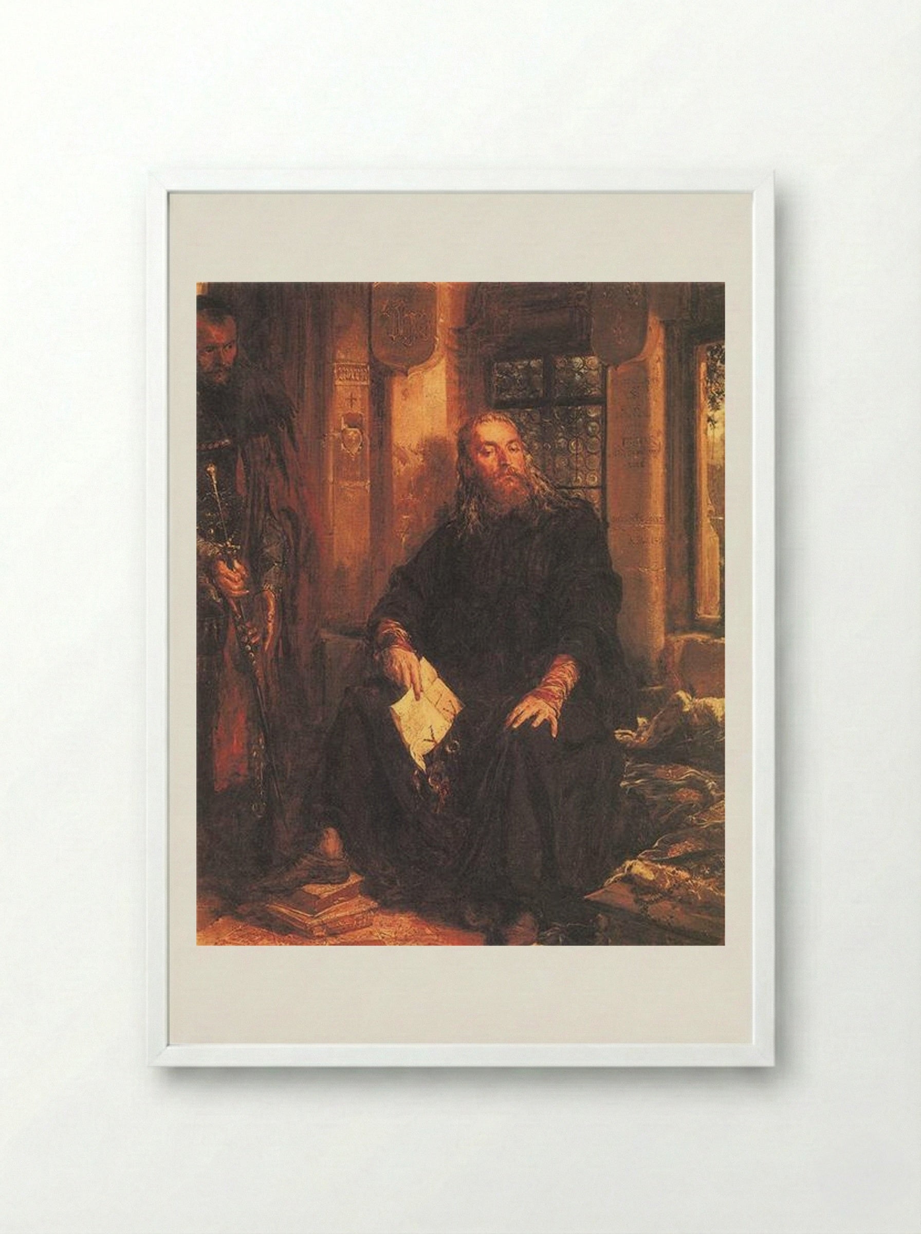 Wladyslaw the White in Dijon - Jan Matejko - Framed Print White