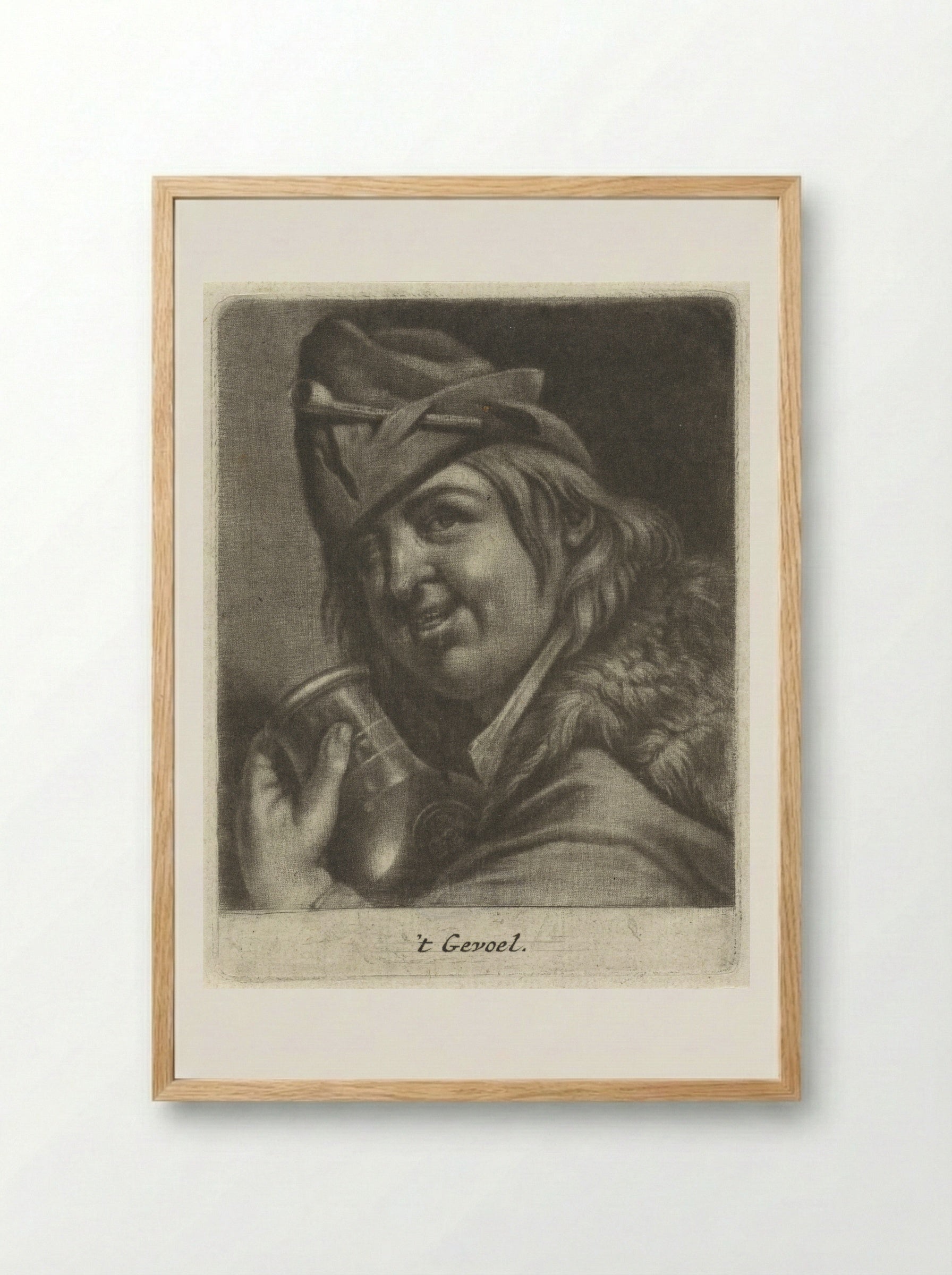 Het Gevoel (Sense of Touch) - Jacob Toorenvliet - Framed Print Wood