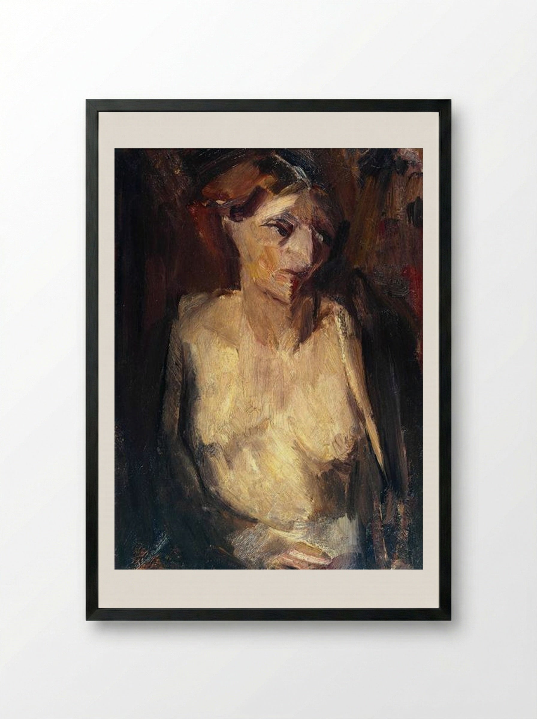 Lilian - David Bomberg - Framed Print Black