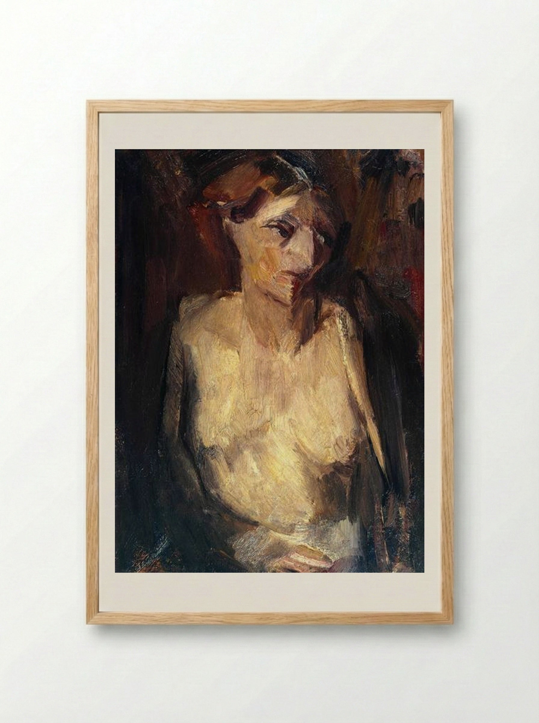Lilian - David Bomberg - Framed Print Wood
