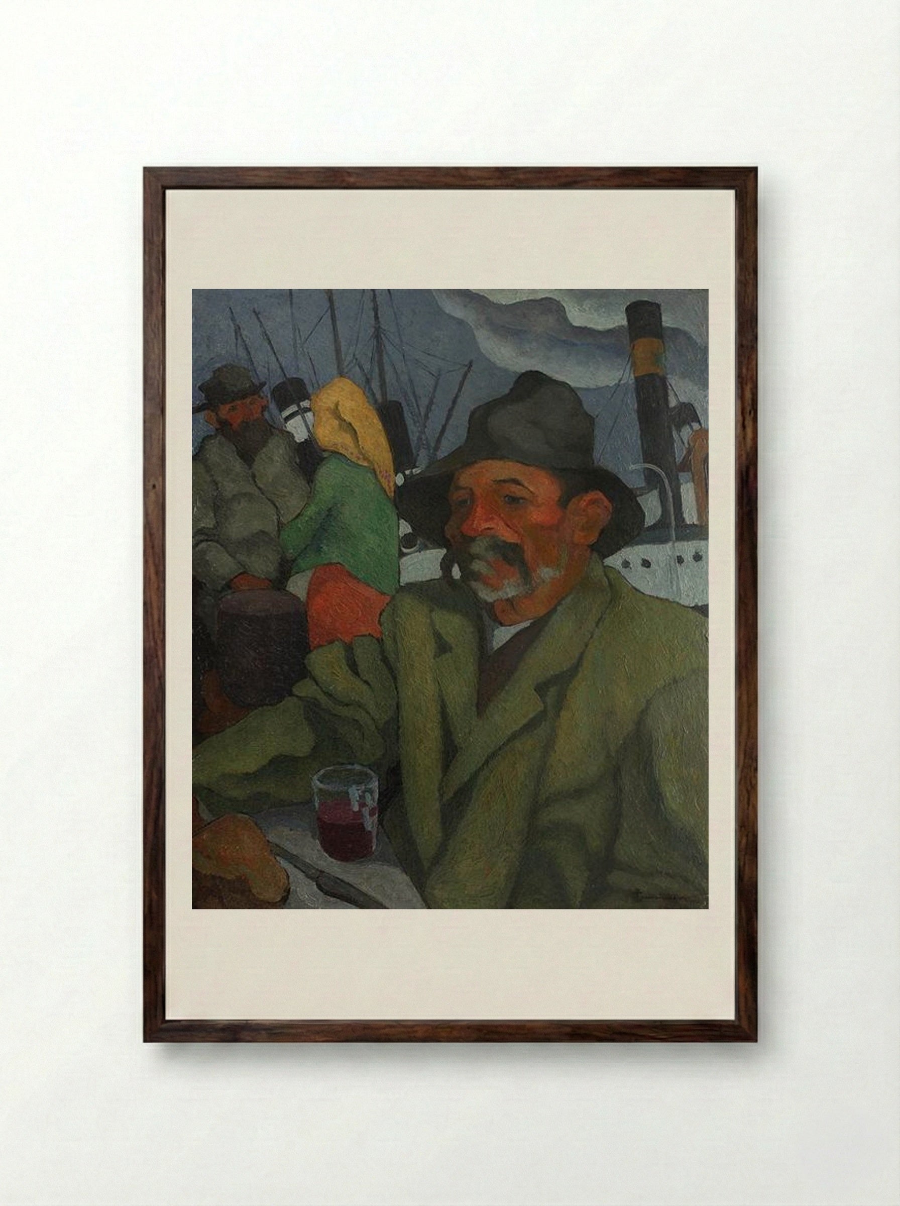 At Rest - Ion Theodorescu-Sion - Framed Print Dark Wood