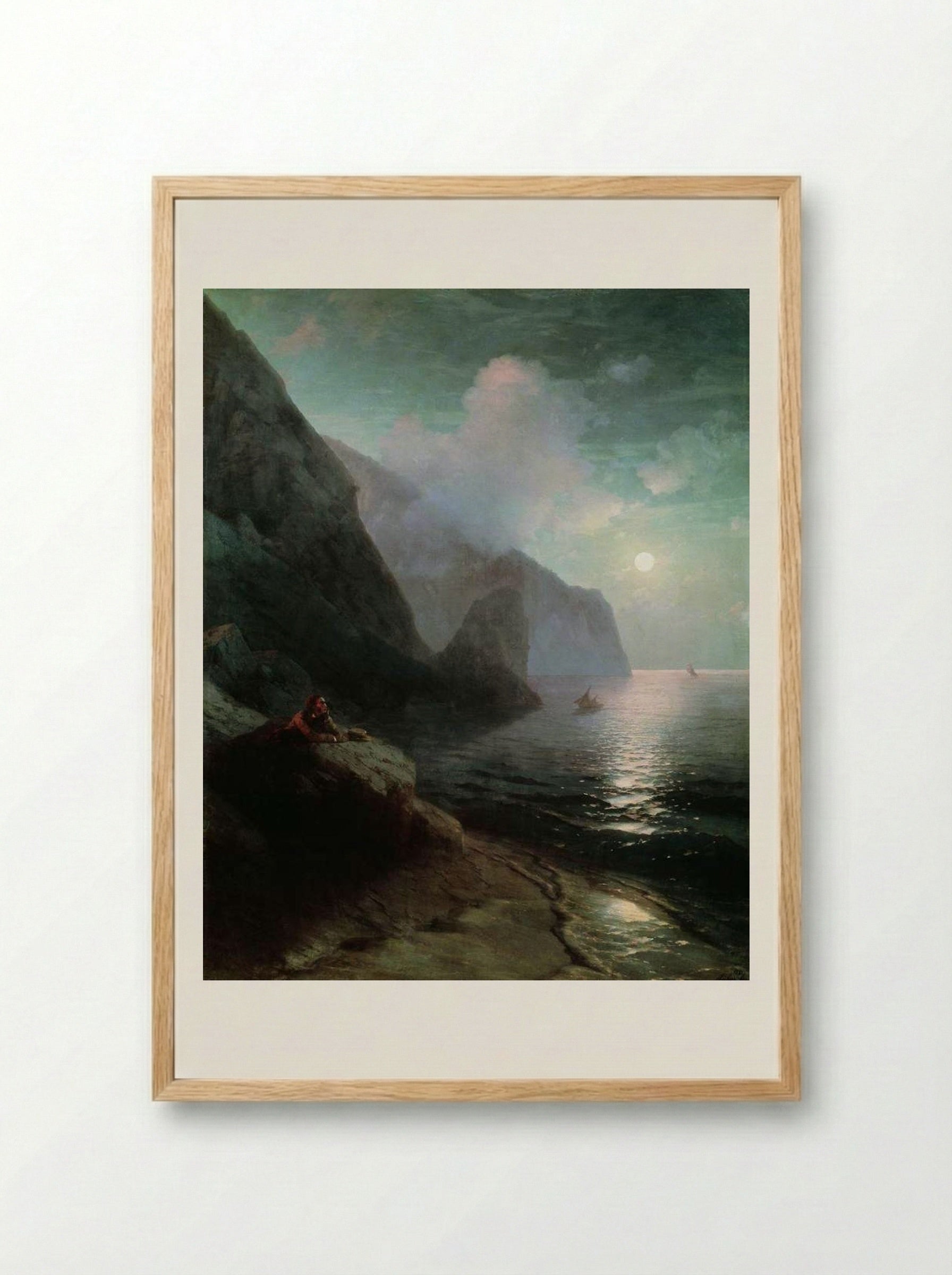 Gurzuf - Ivan Aivazovsky - Framed Print Wood