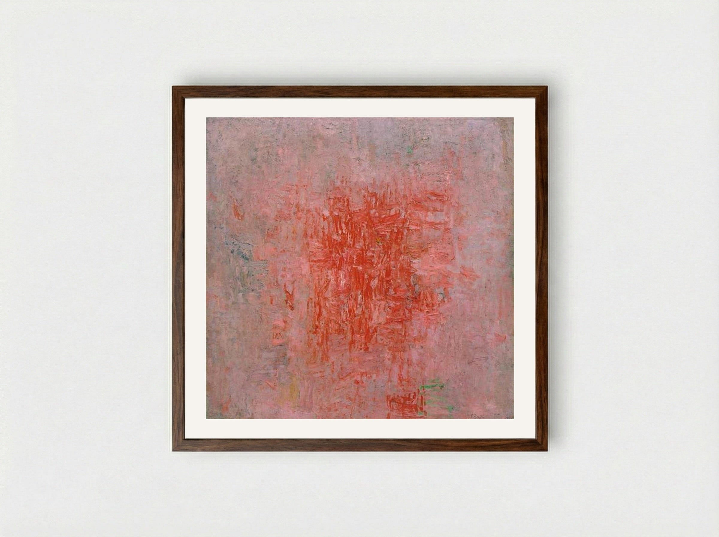 Zone - Philip Guston - Framed Print Dark Wood
