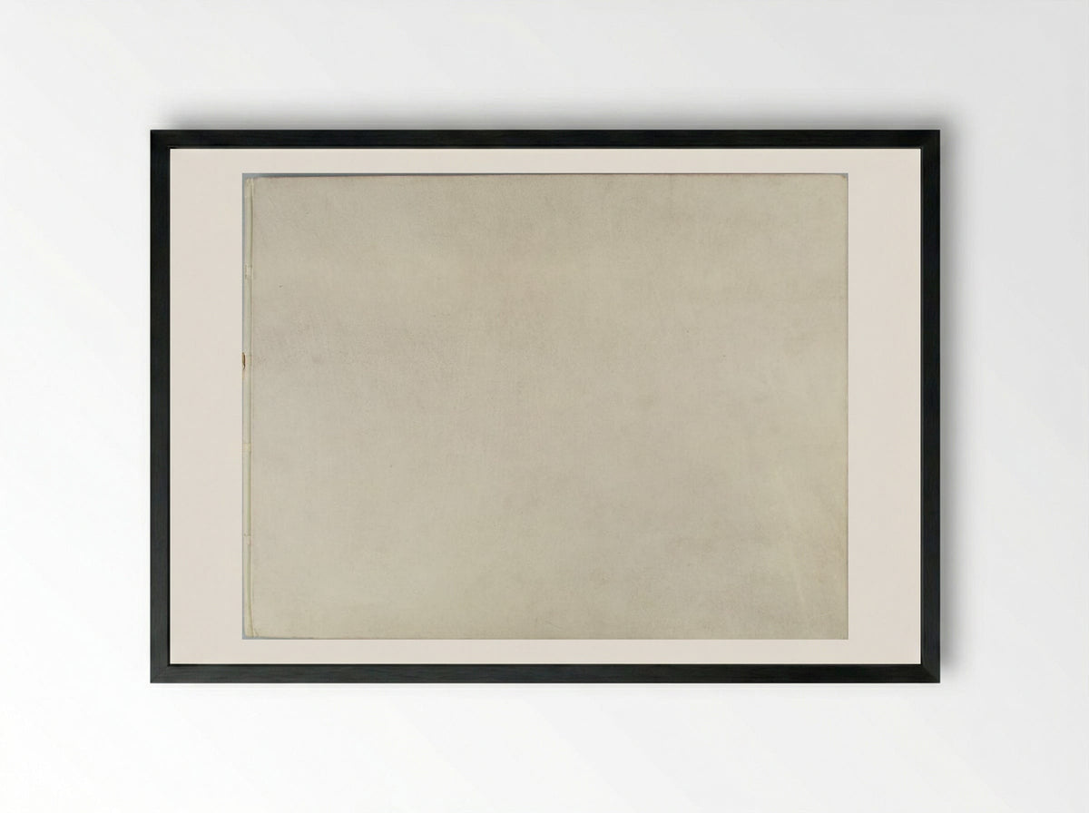 Portfolio cover from The Transformations of God - Ernst Barlach - Framed Print Black