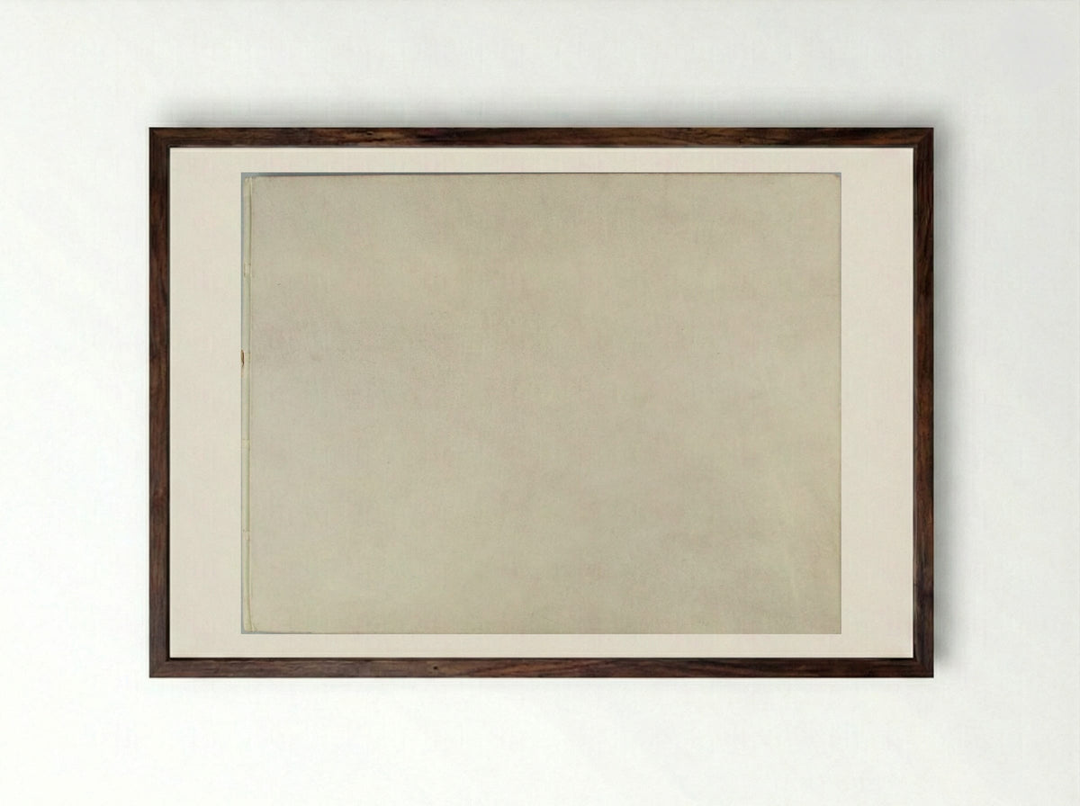Portfolio cover from The Transformations of God - Ernst Barlach - Framed Print Dark Wood