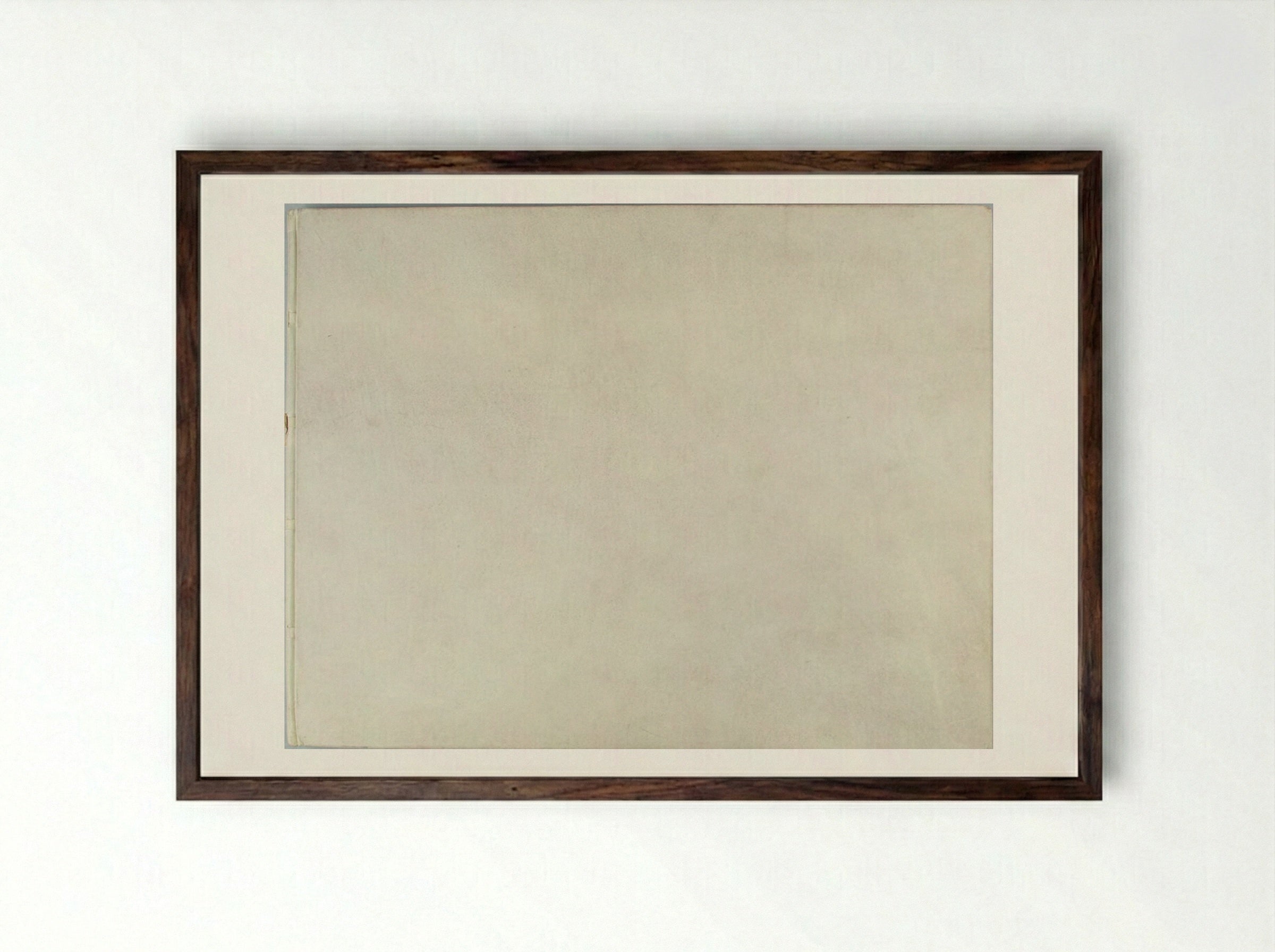 Portfolio cover from The Transformations of God - Ernst Barlach - Framed Print Dark Wood
