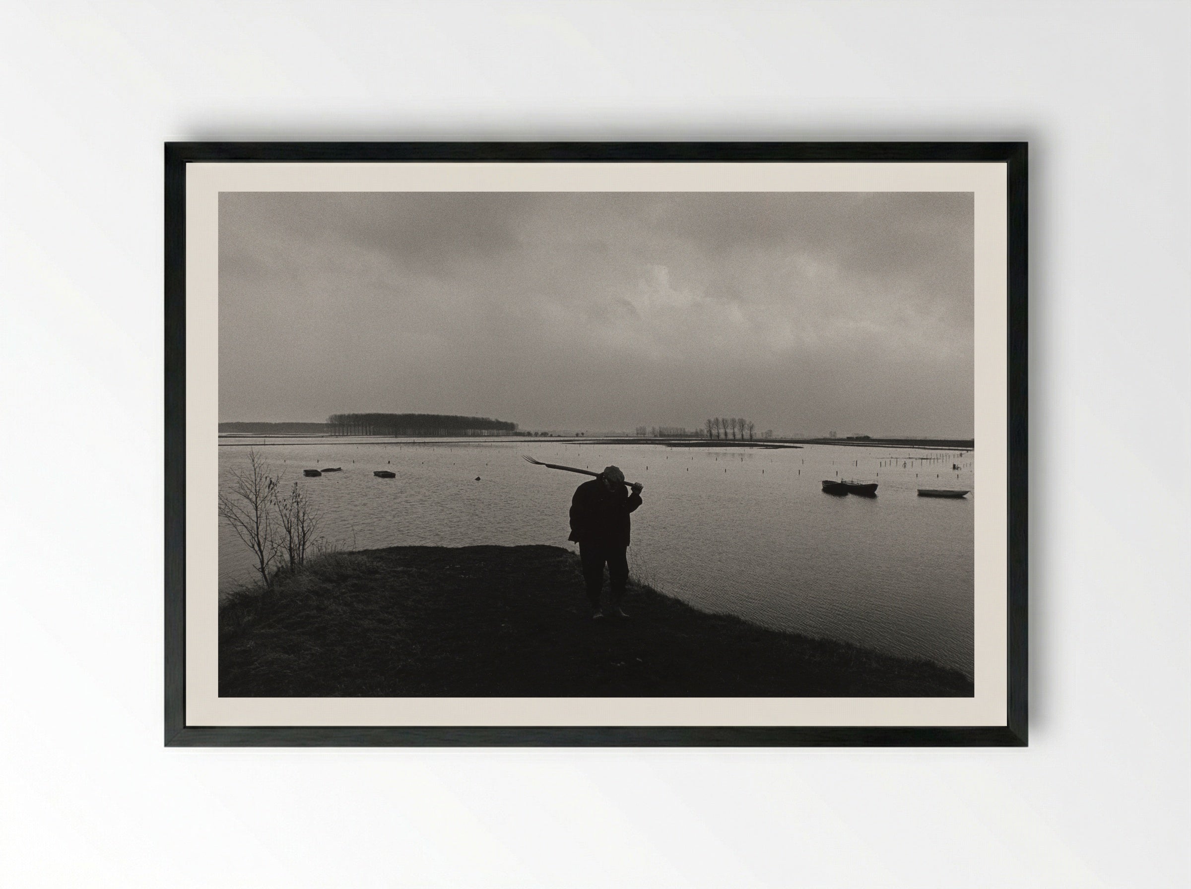 Limburg, 1976 - Willem Diepraam - Framed Print Black