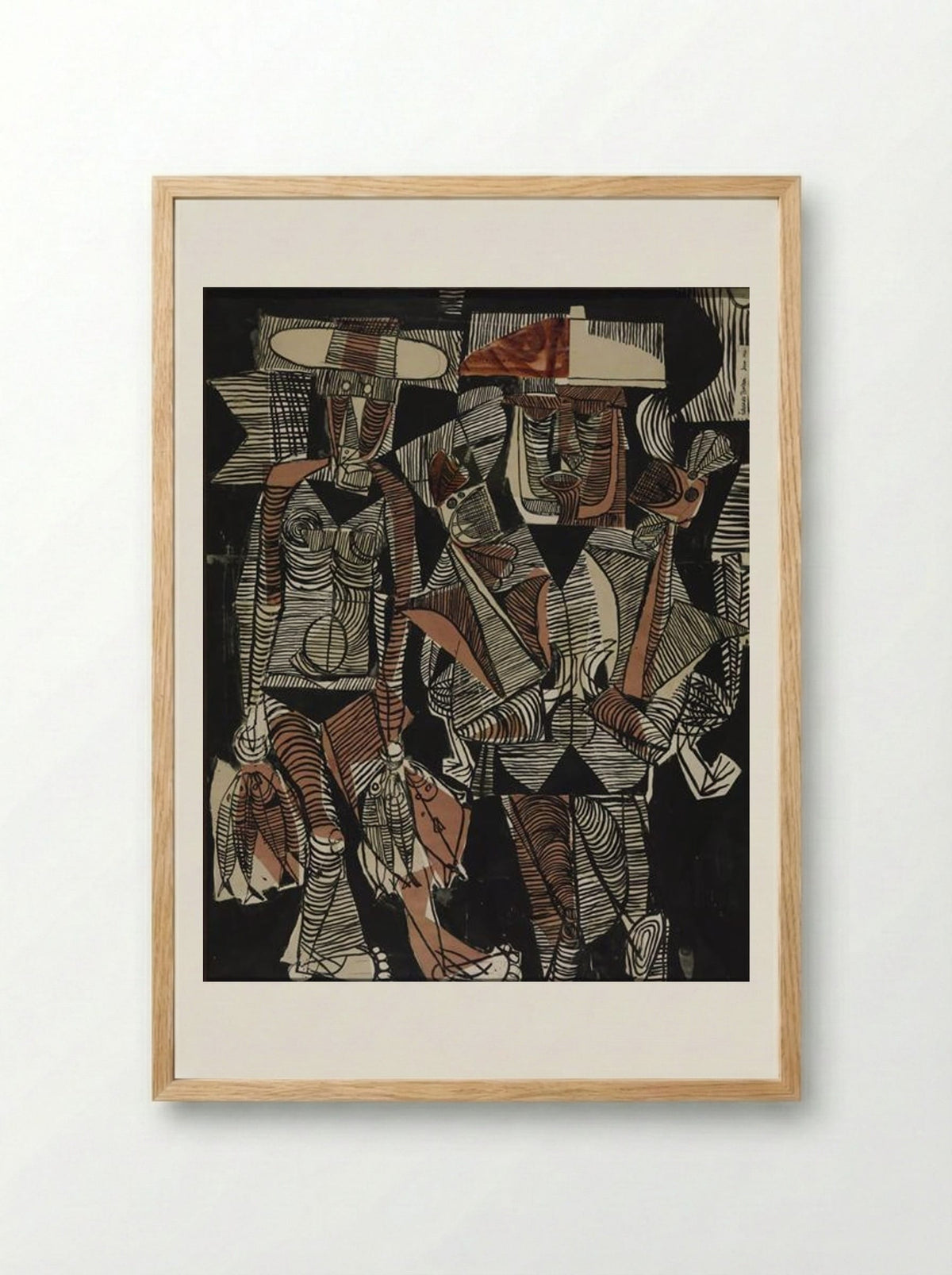 Fisherman and Wife - Eduardo Paolozzi - Framed Print Wood