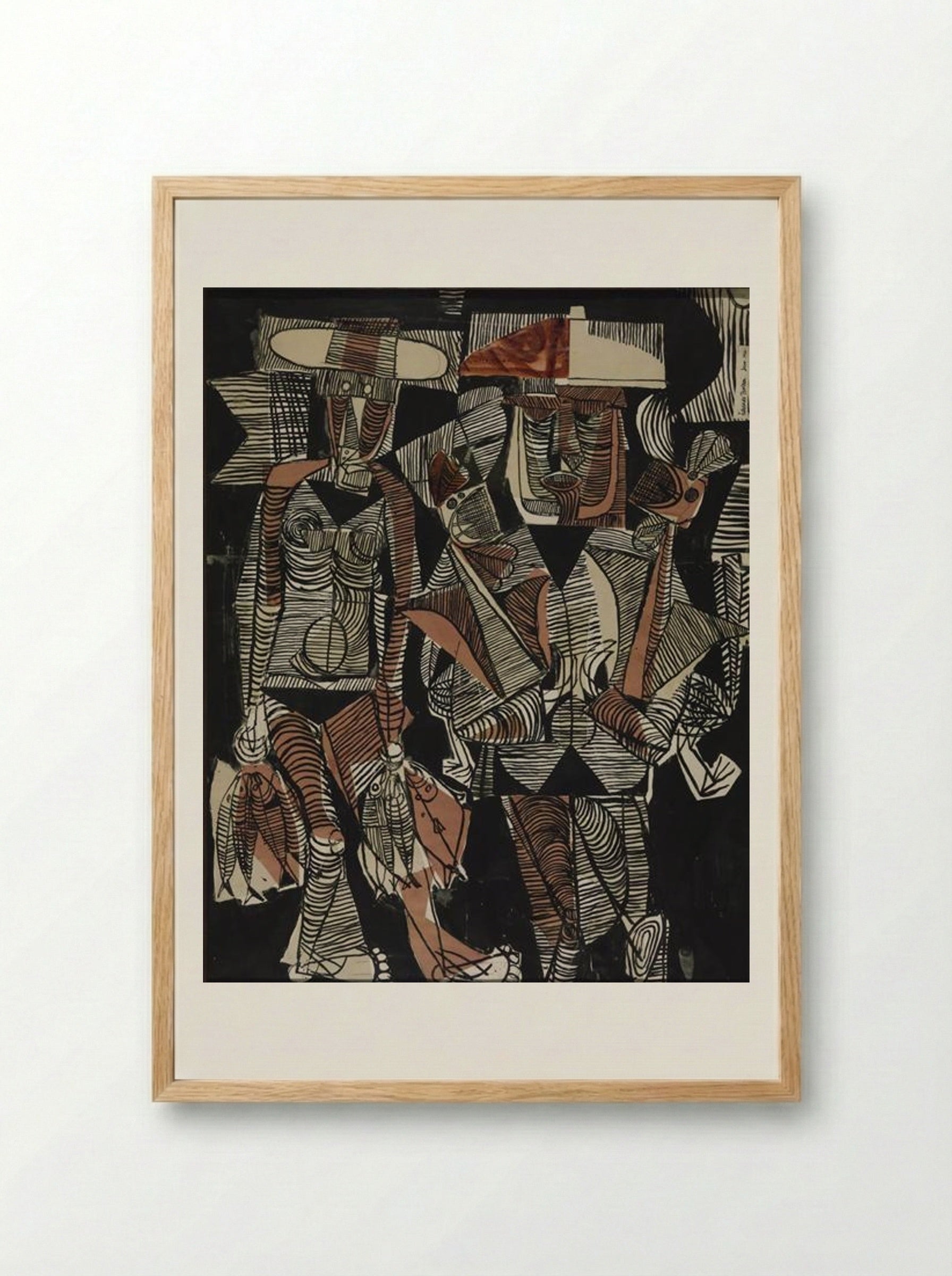 Fisherman and Wife - Eduardo Paolozzi - Framed Print Wood