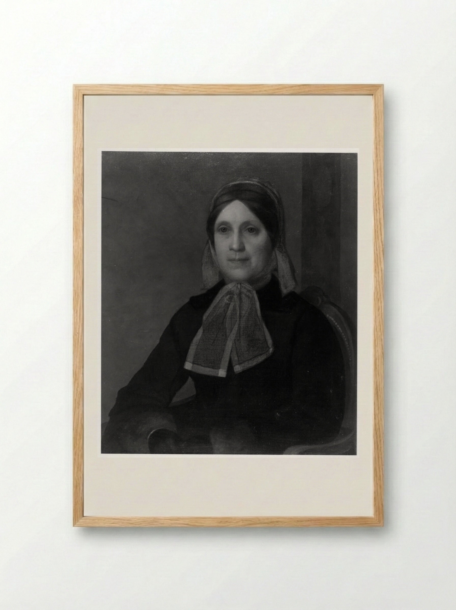 Catharine Jane Eliot Norton (Mrs. Andrews Norton) - Fine Art Print - Framed Print Wood