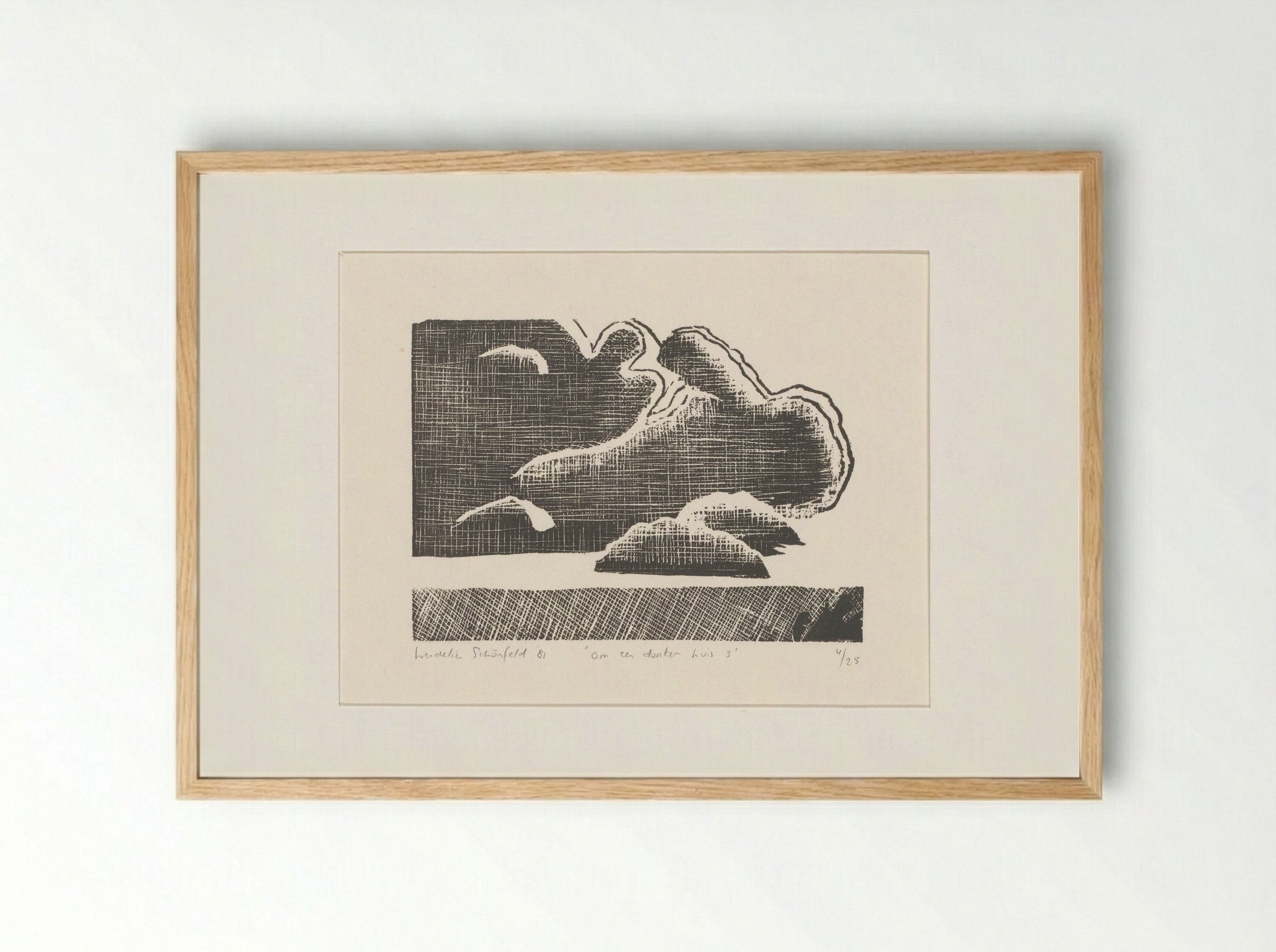 Om een donker huis 3 - Wendelin Schönfeld - Framed Print Wood