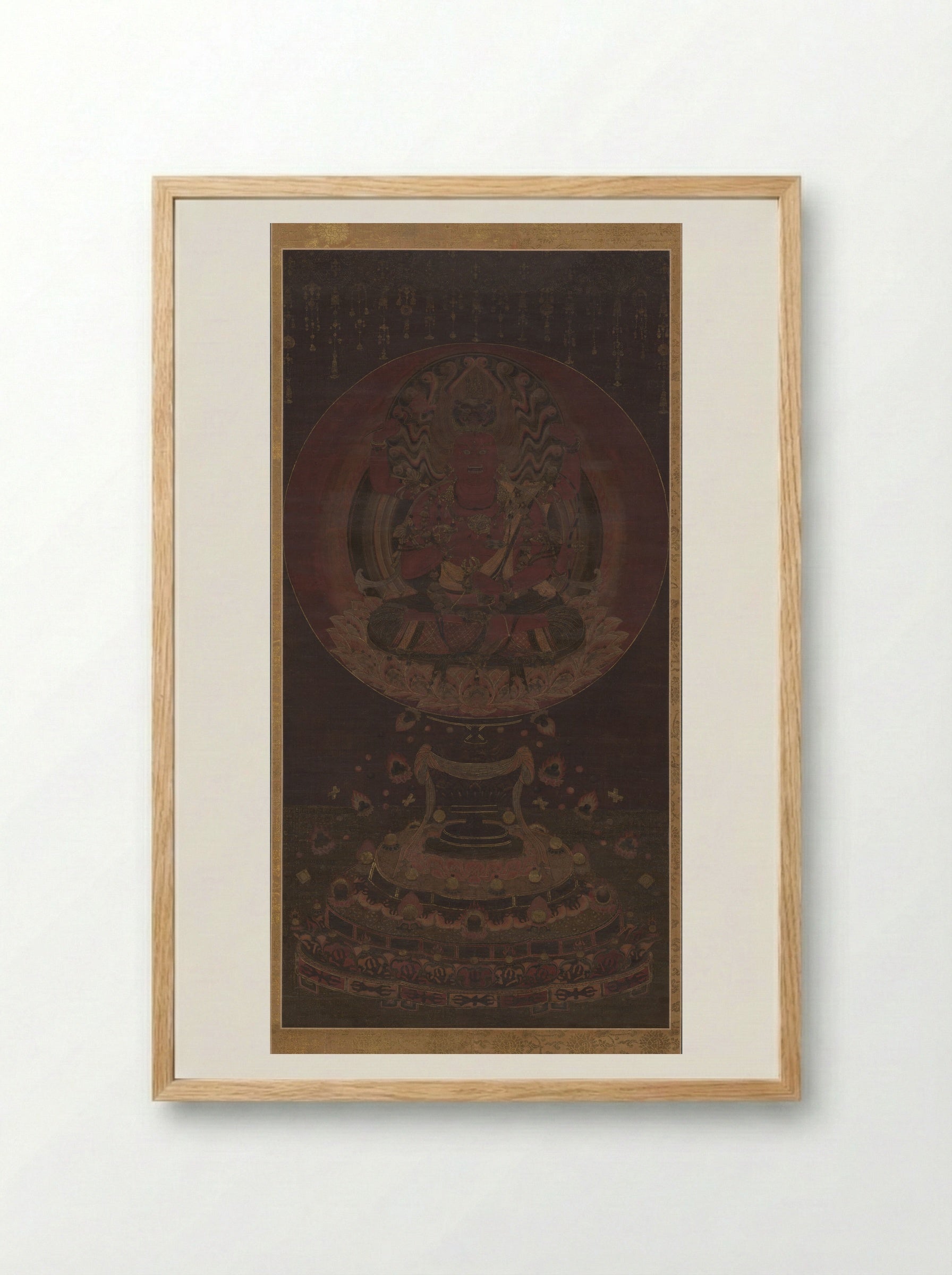 Aizen Myoo - Fine Art Print - Framed Print Wood