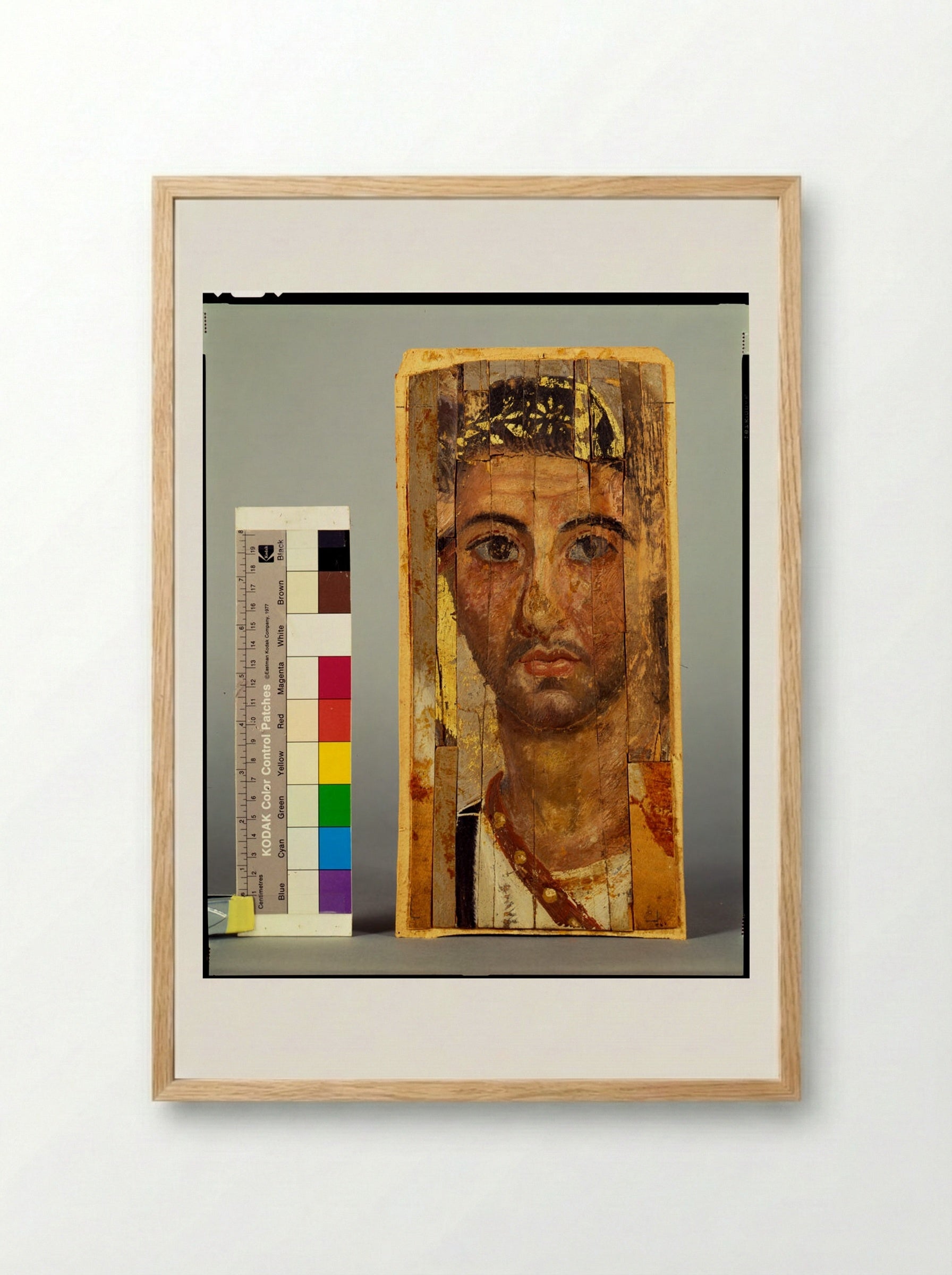 Untitled (Composite Portrait of a Man) - Fine Art Print - Framed Print Wood