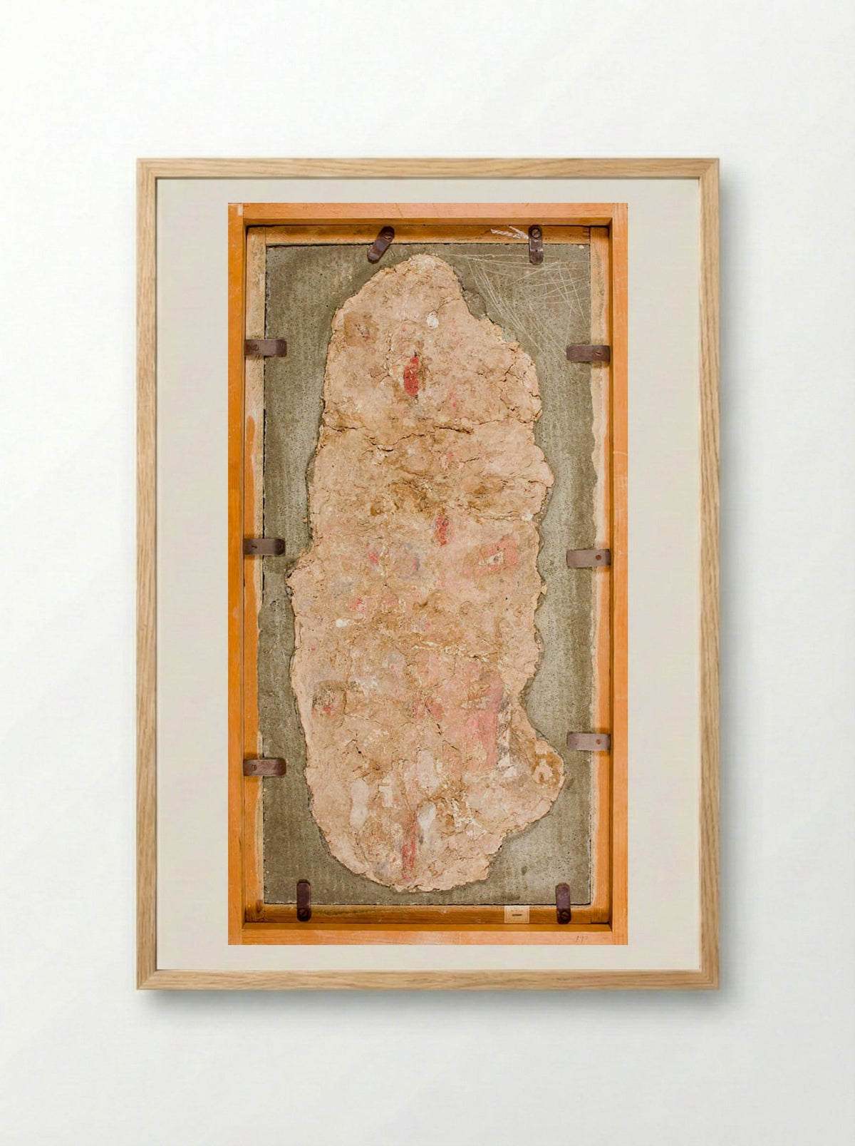Wall Painting from Nuzi (Fragment) - Unknown Artist - Framed Print Wood