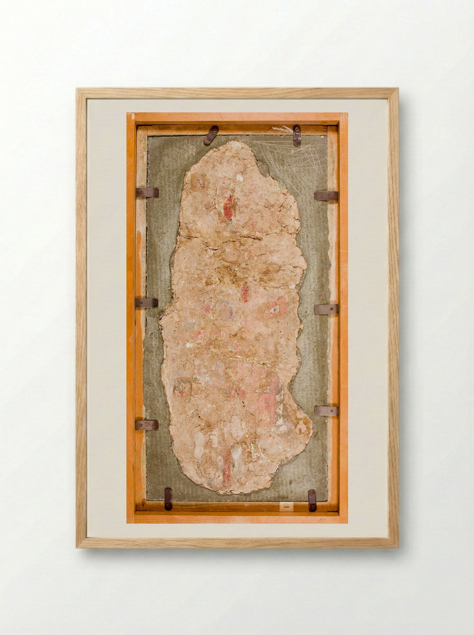 Wall Painting from Nuzi (Fragment) - Unknown Artist - Framed Print Wood