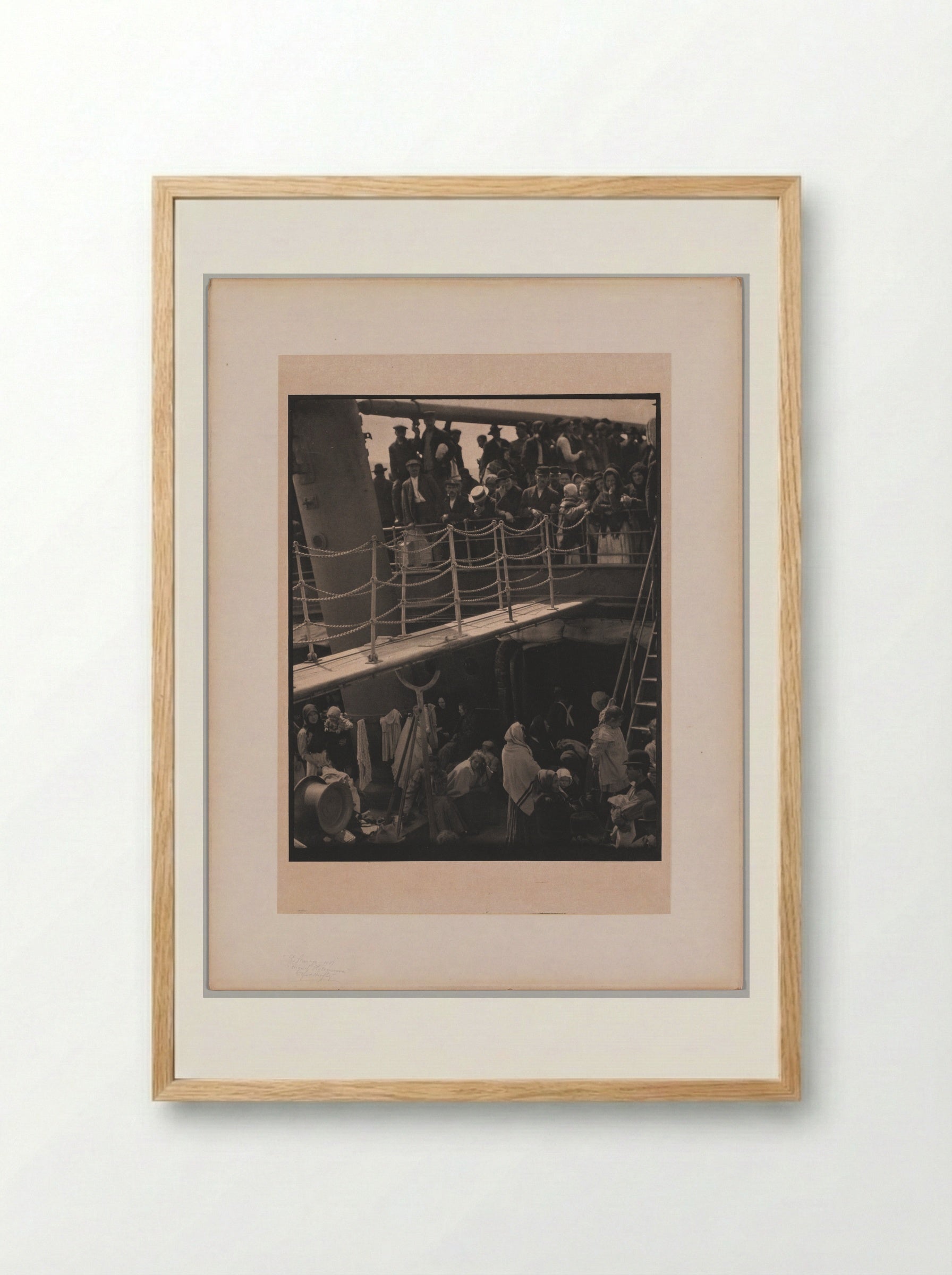 The Steerage - Alfred Stieglitz - Framed Print Wood