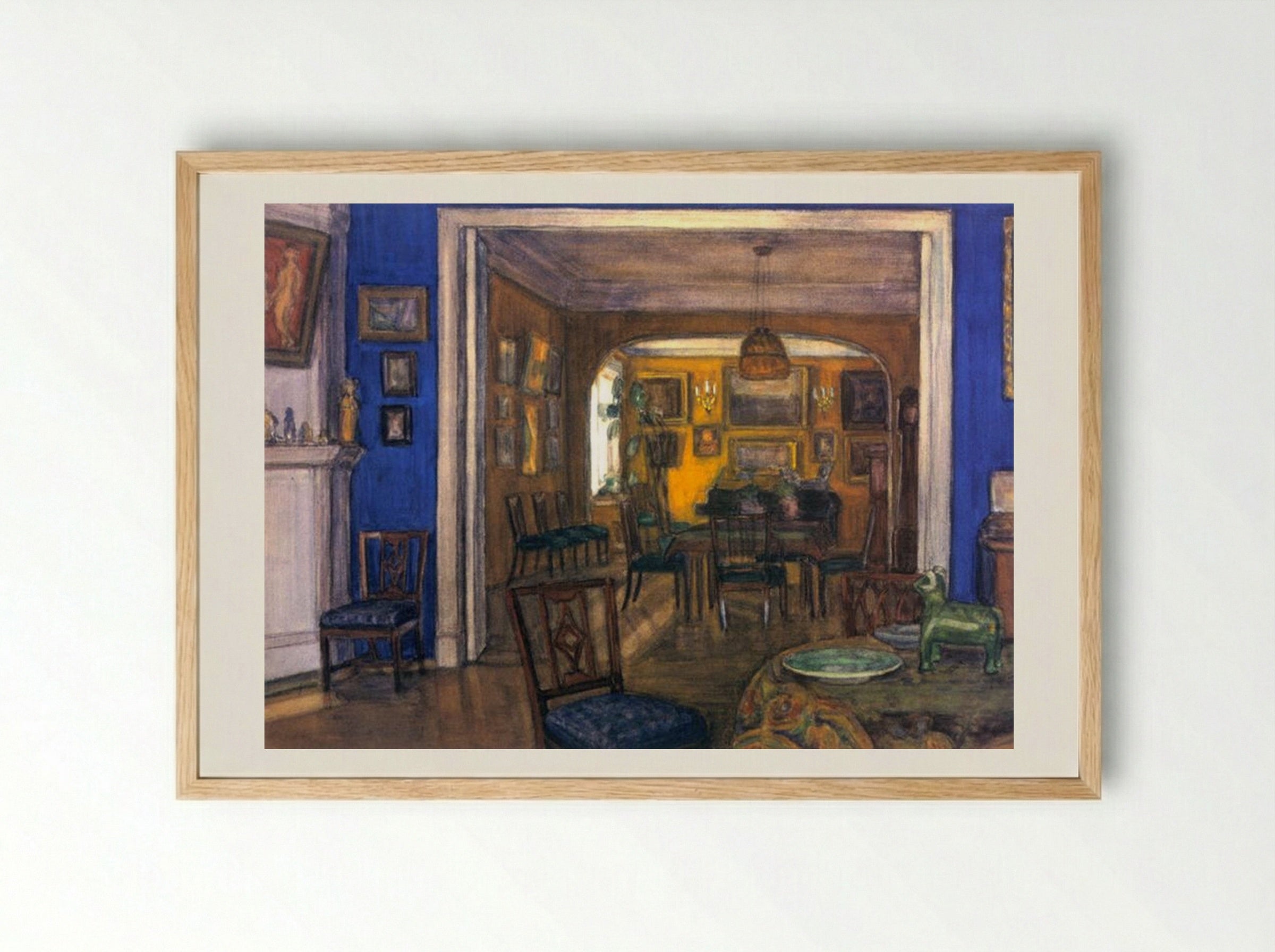 Interieur - Alexandre Benois - Framed Print Wood