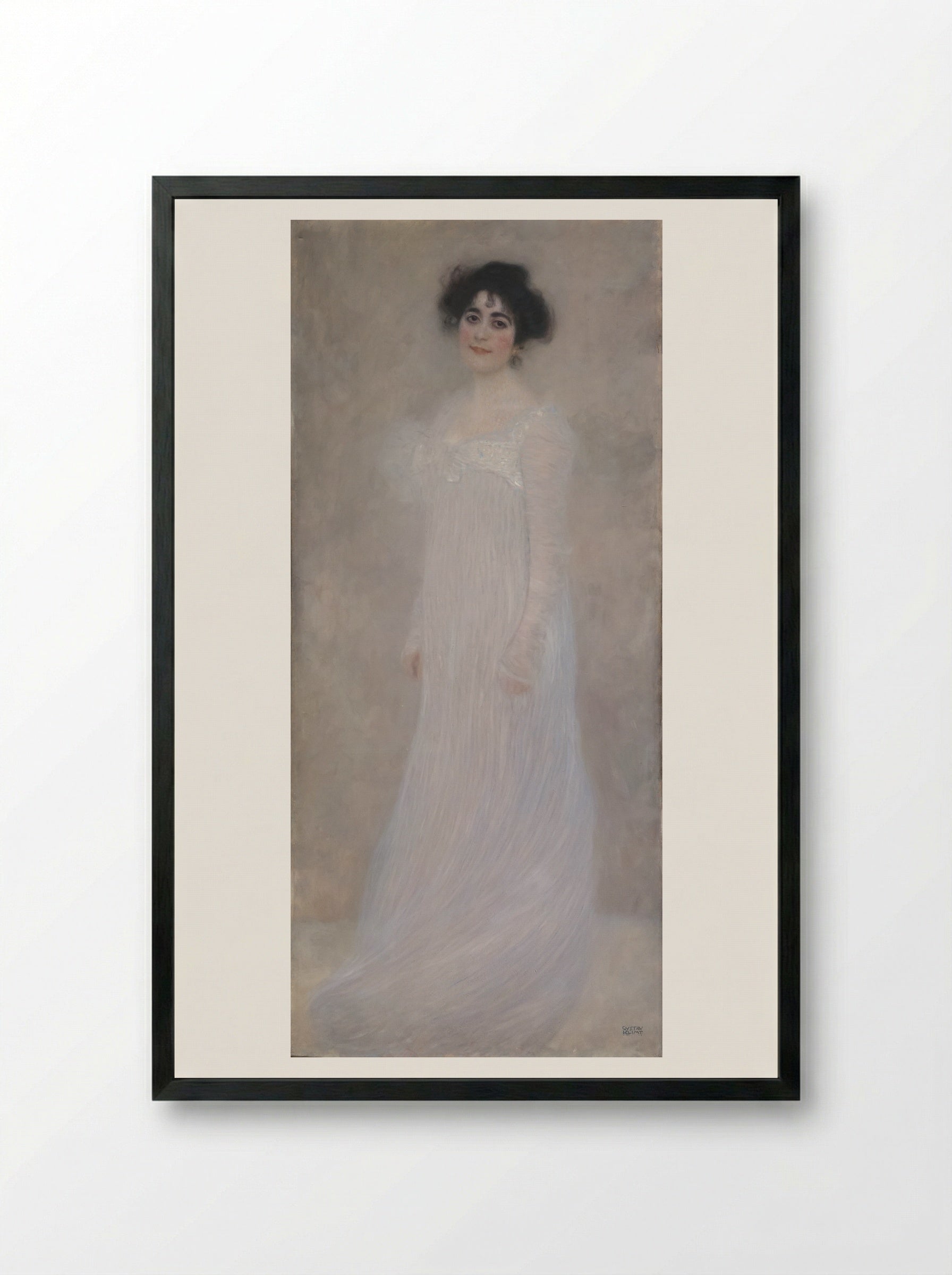 Serena Pulitzer Lederer - Gustav Klimt - Framed Print Black
