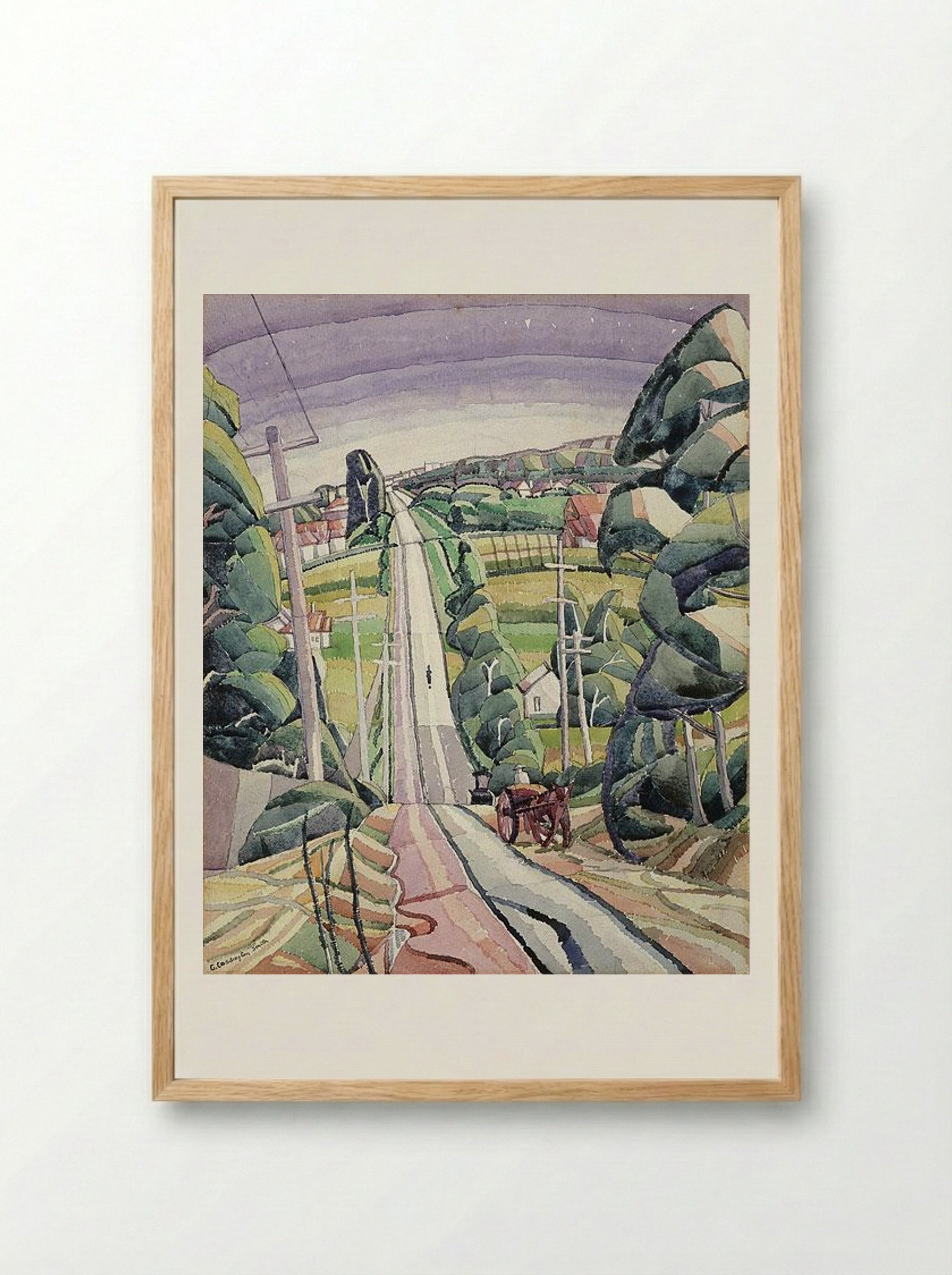 Eastern Road, Turramurra - Grace Cossington Smith - Framed Print Wood