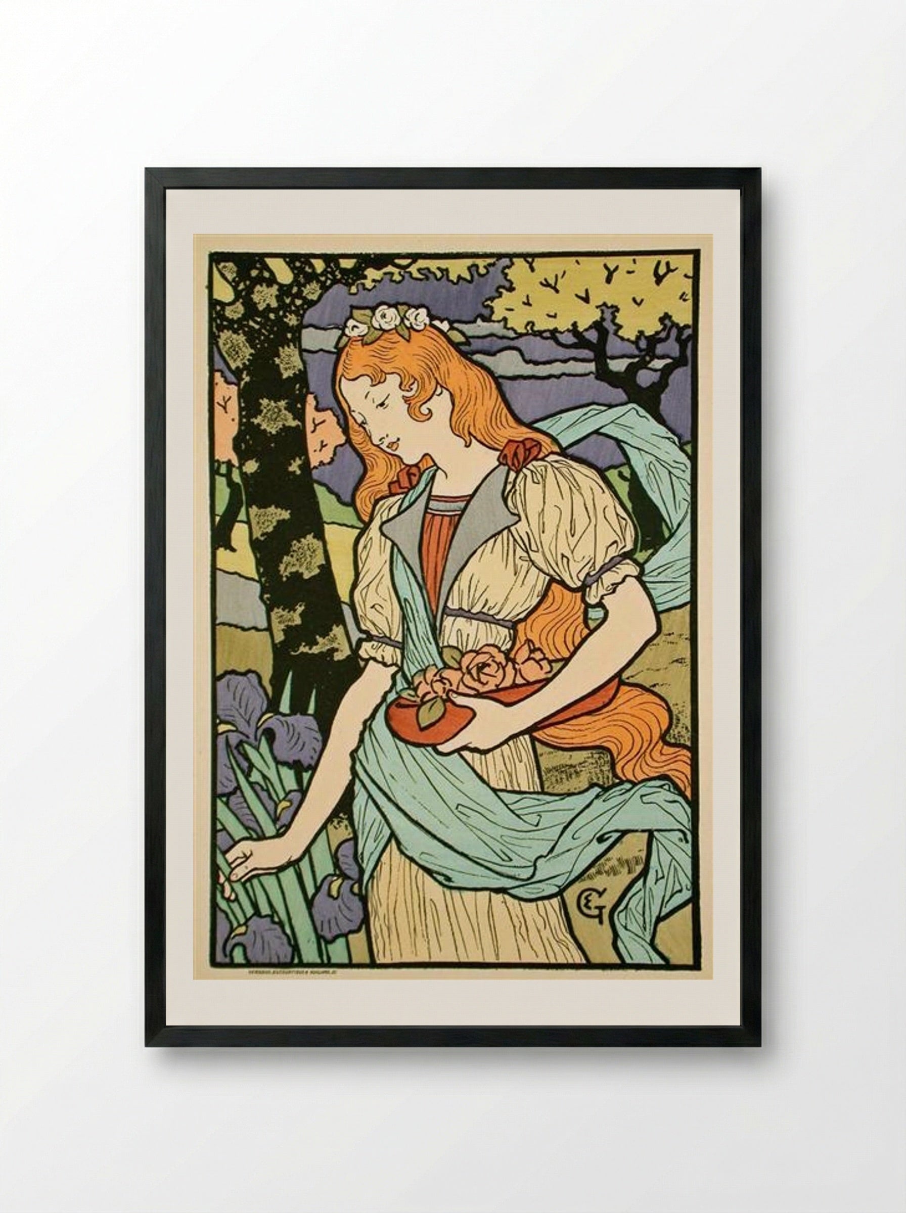 Grafton Gallery - Eugène Grasset - Framed Print Black