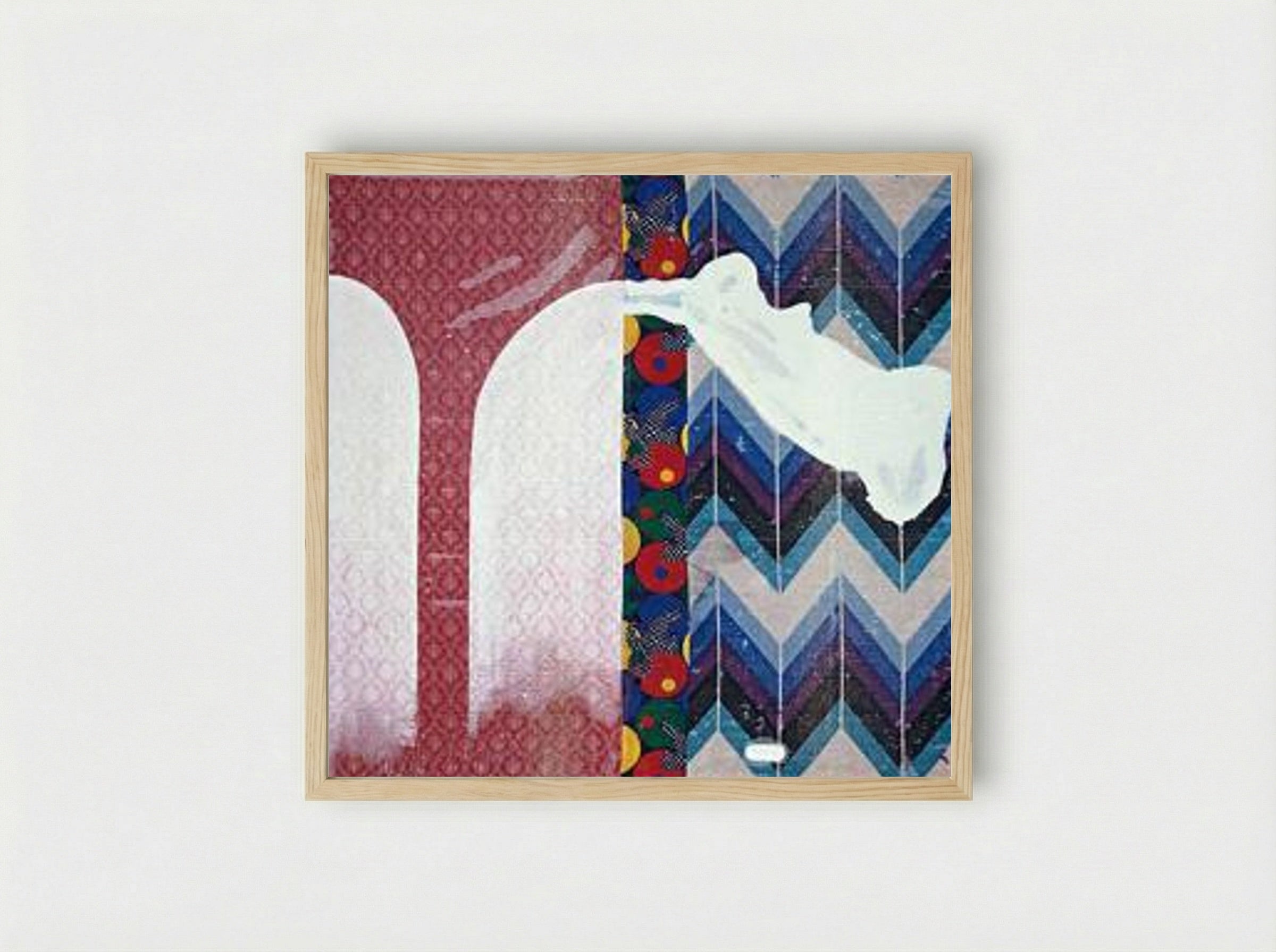 Untitled (Lens Painting) - Sigmar Polke - Framed Print Wood