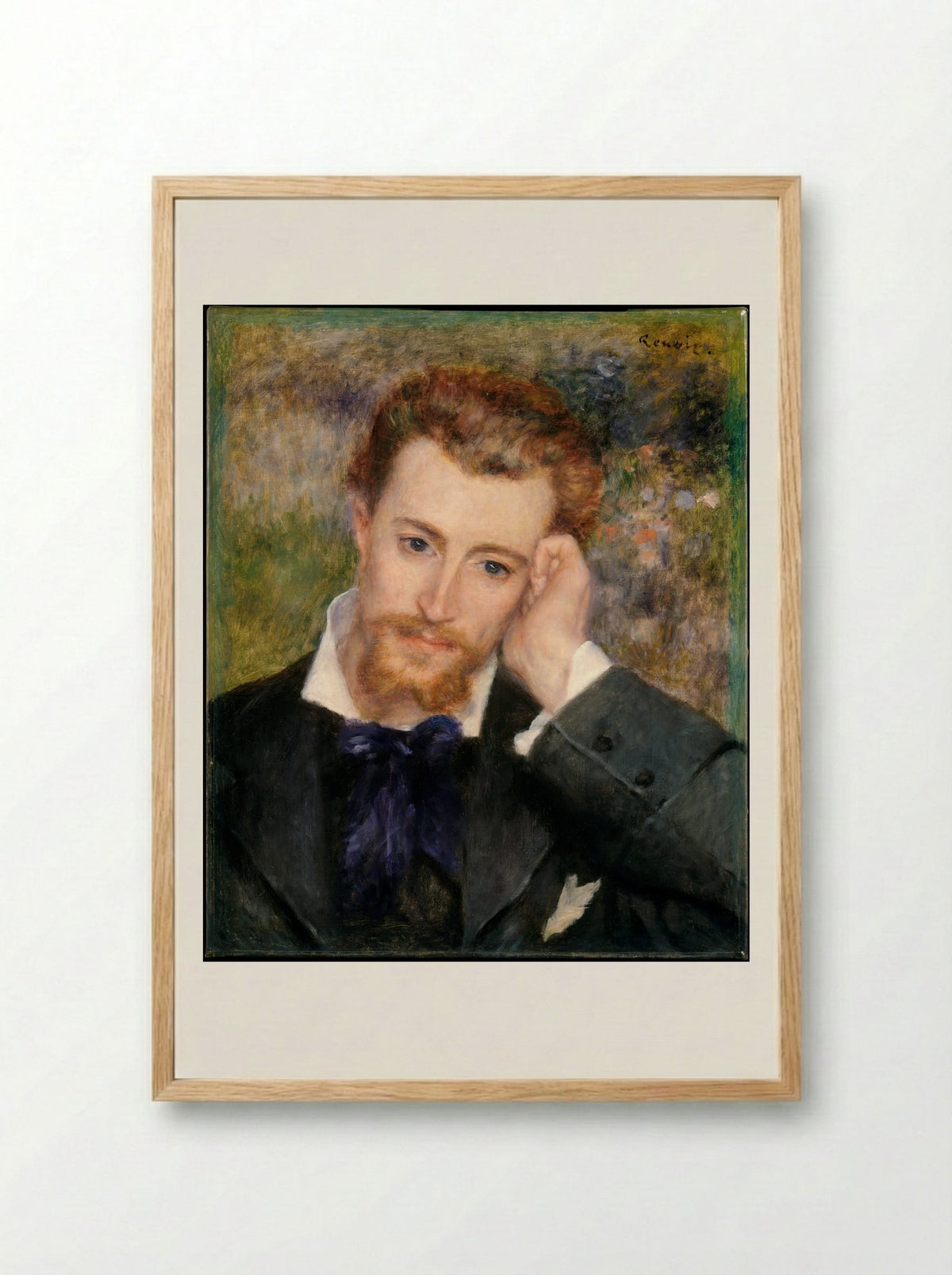 Eugène Murer (Hyacinthe-Eugène Meunier) - Auguste Renoir - Framed Print Wood
