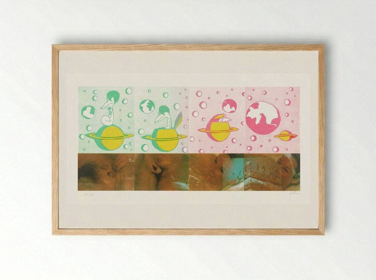 Hallo Shiva - Sigmar Polke - Framed Print Wood