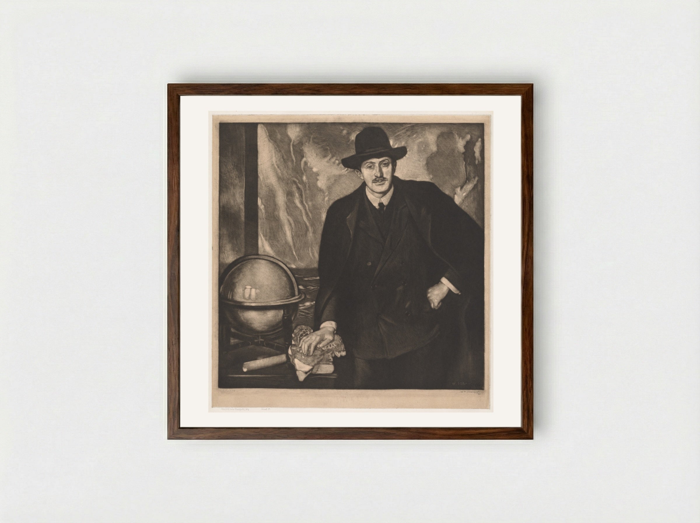 John Masefield - William Strang - Framed Print Dark Wood
