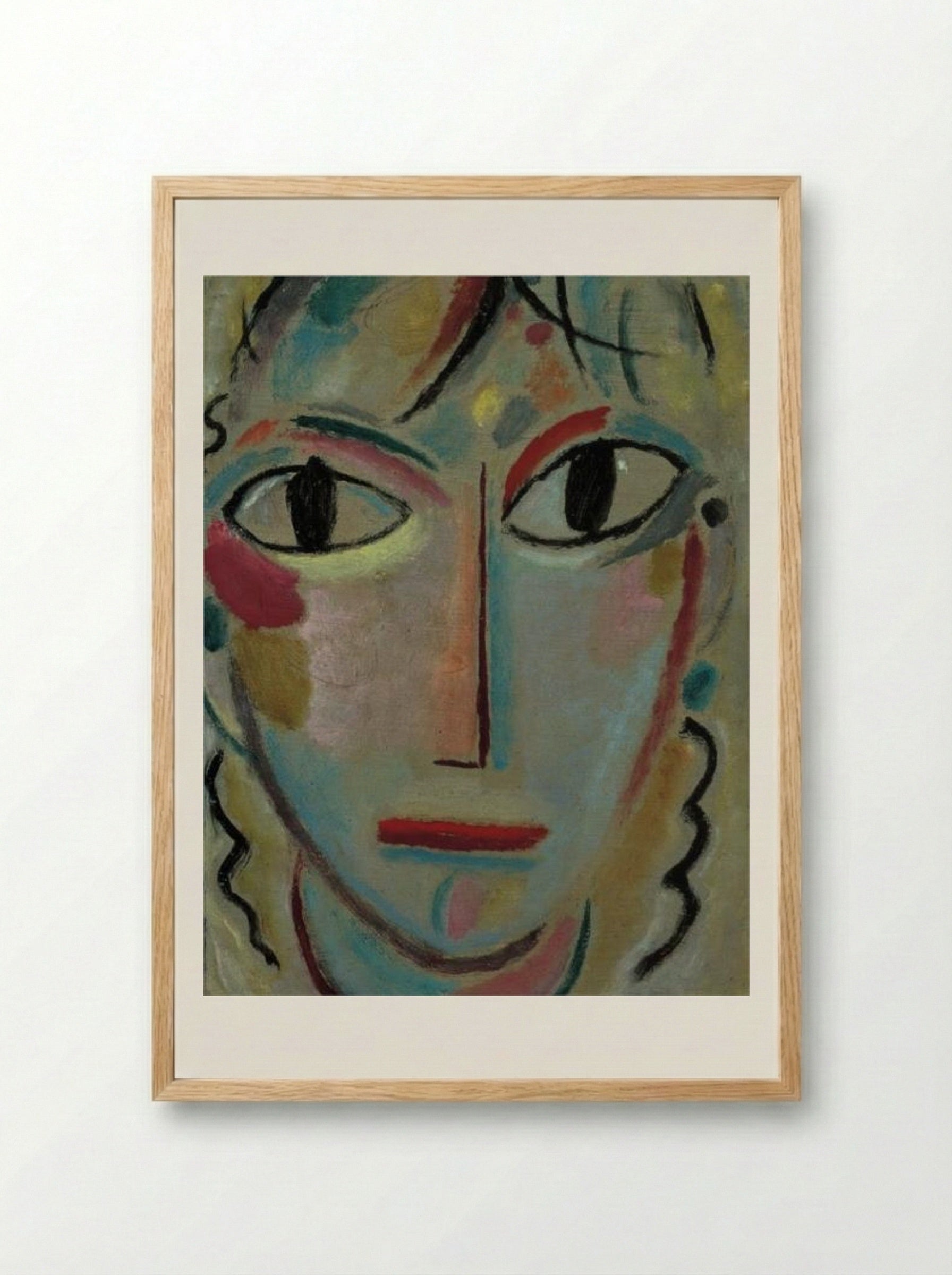 Astonishment - Alexej von Jawlensky - Framed Print Wood