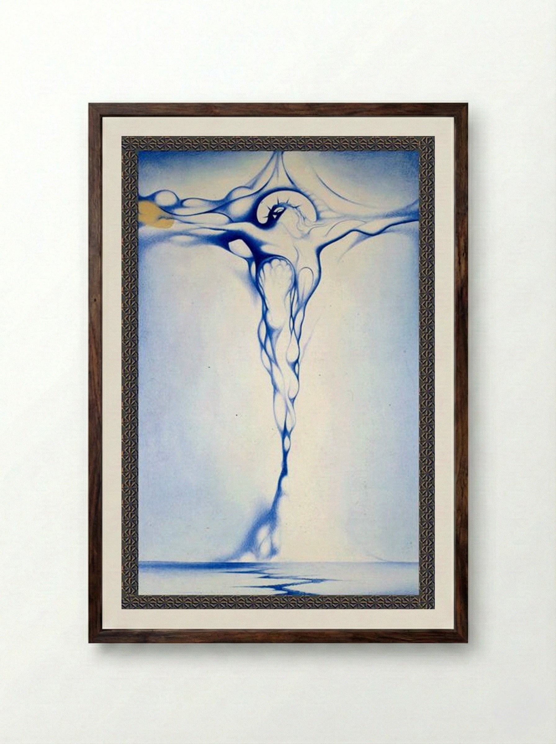 Atomic Explosion - Konstantin Vasilyev - Framed Print Dark Wood