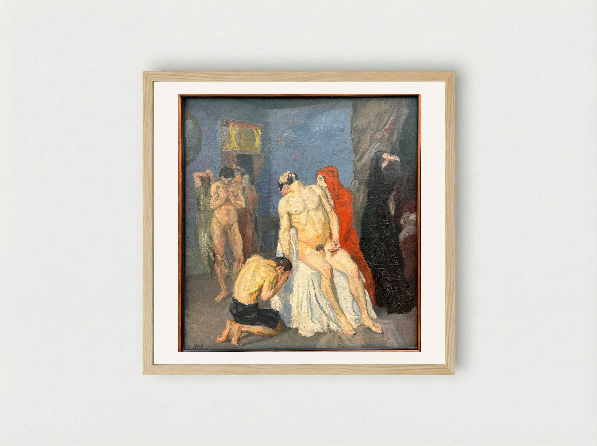 The Duchess - Max Beckmann - Framed Print Wood
