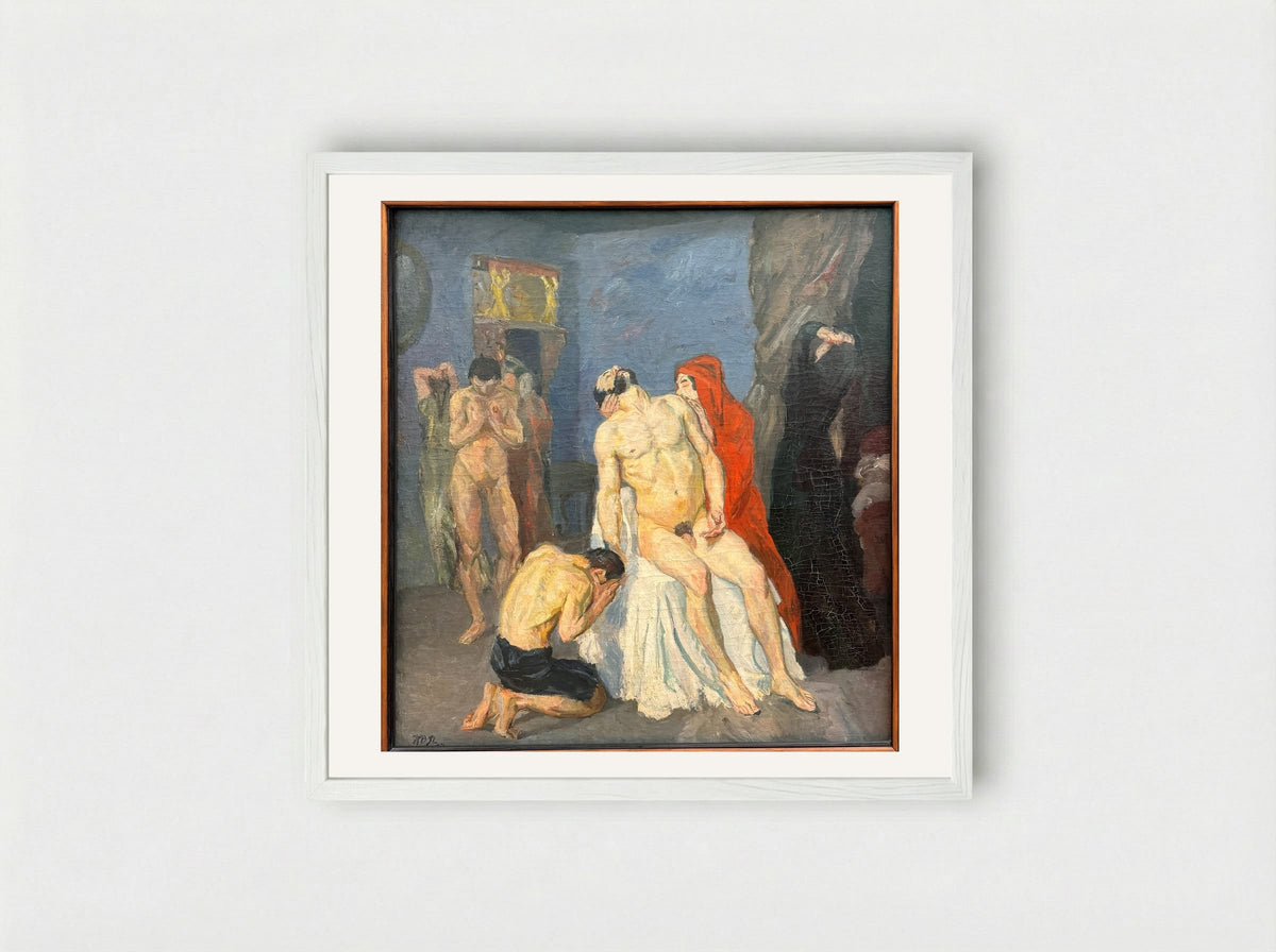 The Duchess - Max Beckmann - Framed Print White
