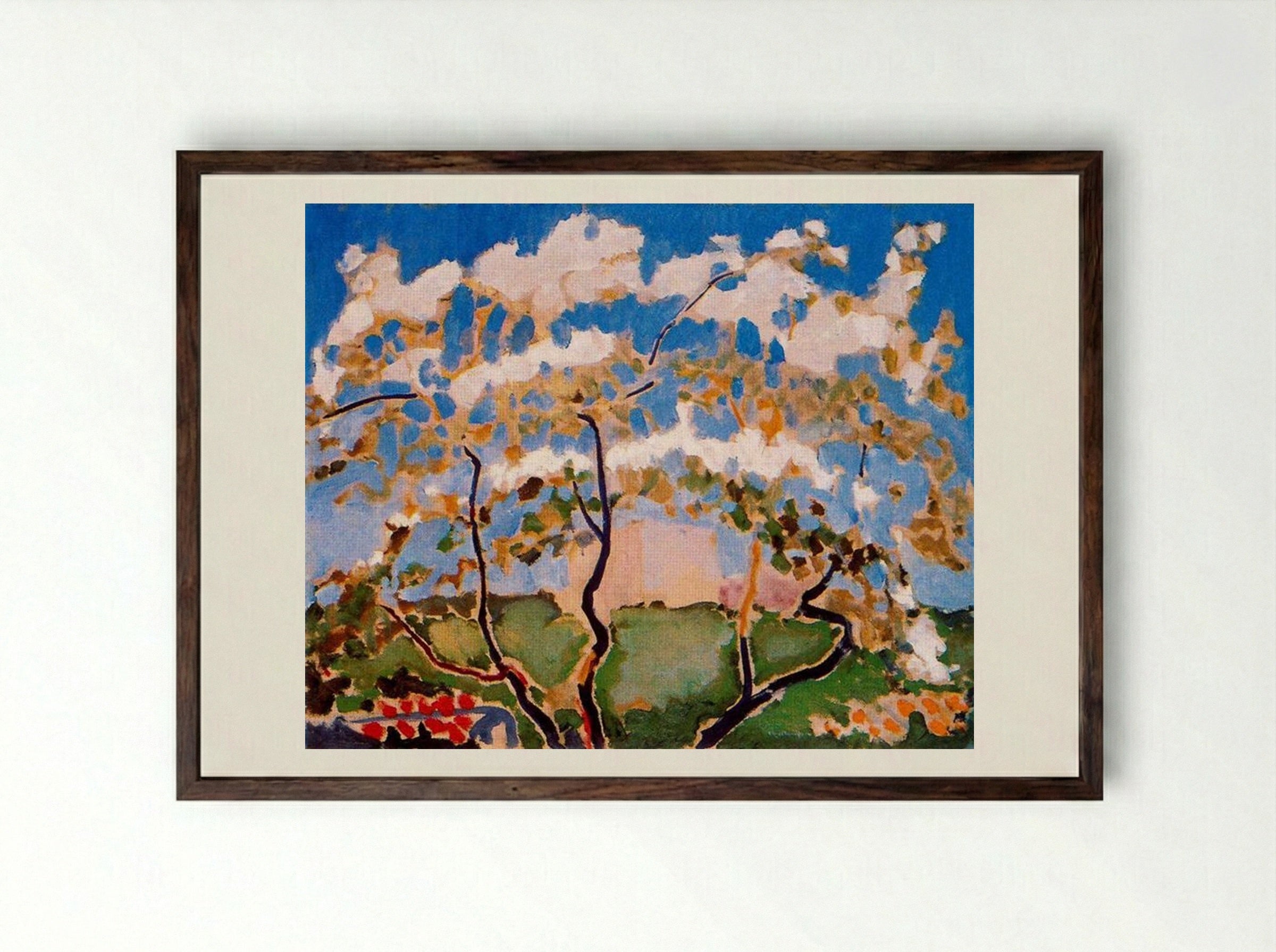 Spring - Kees van Dongen - Framed Print Dark Wood