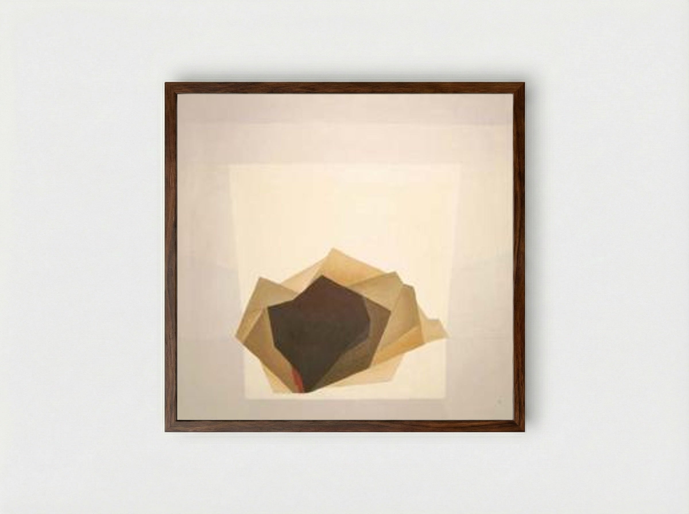 Espaces concertés - Francis Bott - Framed Print Dark Wood