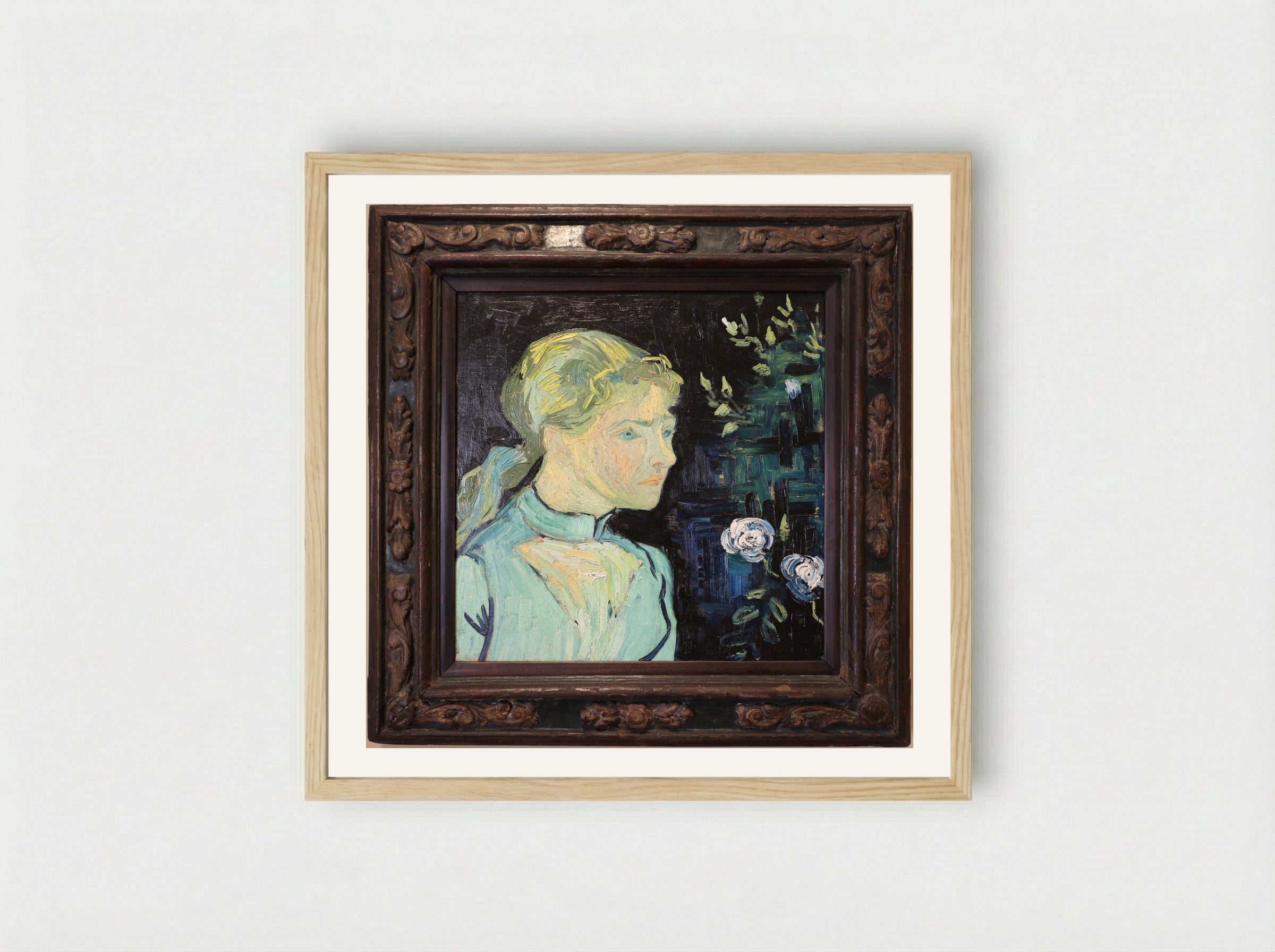 Adeline Ravoux - Vincent van Gogh - Framed Print Wood