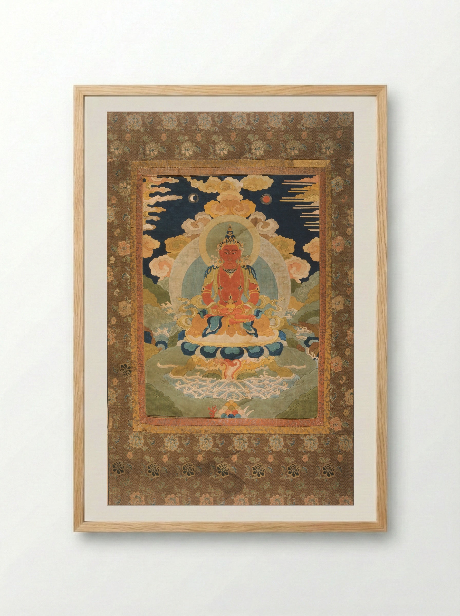 Bodhisattva from Mogao Cave 329 - Unknown Artist - Framed Print Wood
