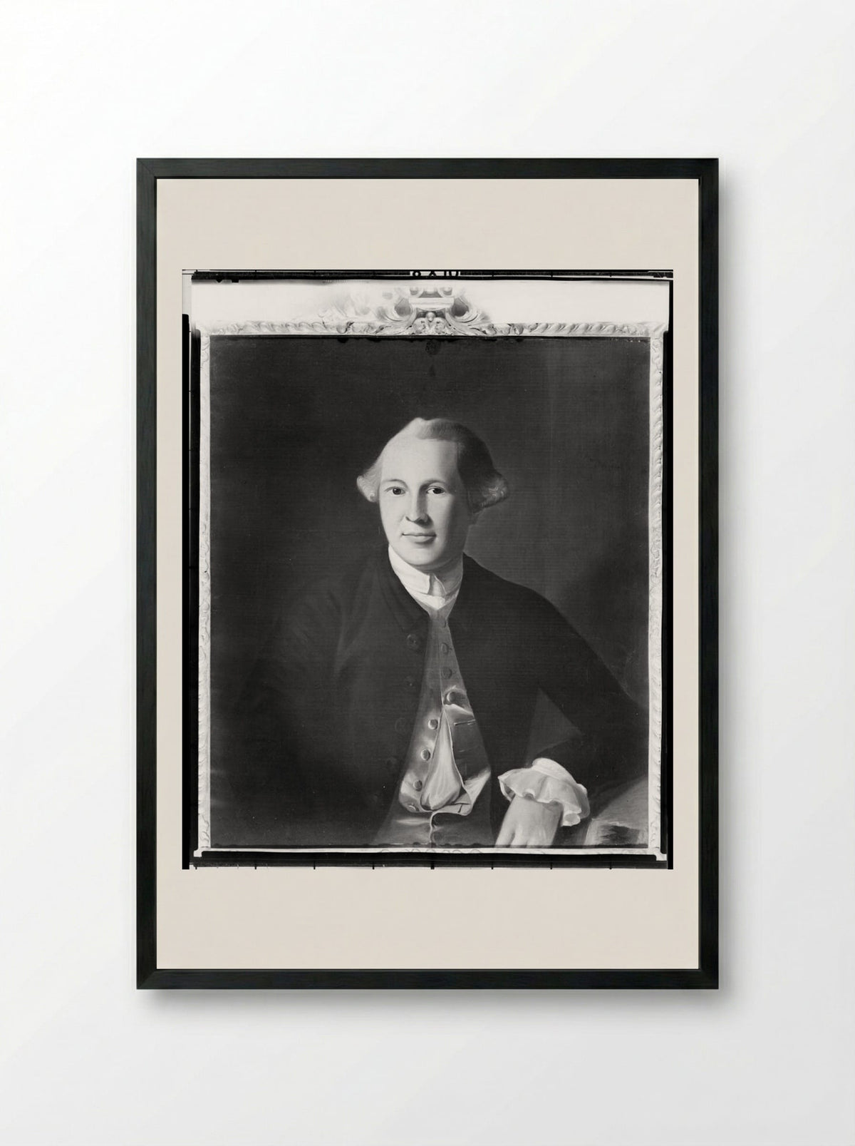 Joseph Warren (1741-1775), after John Singleton Copley - Fine Art Print - Framed Print Black