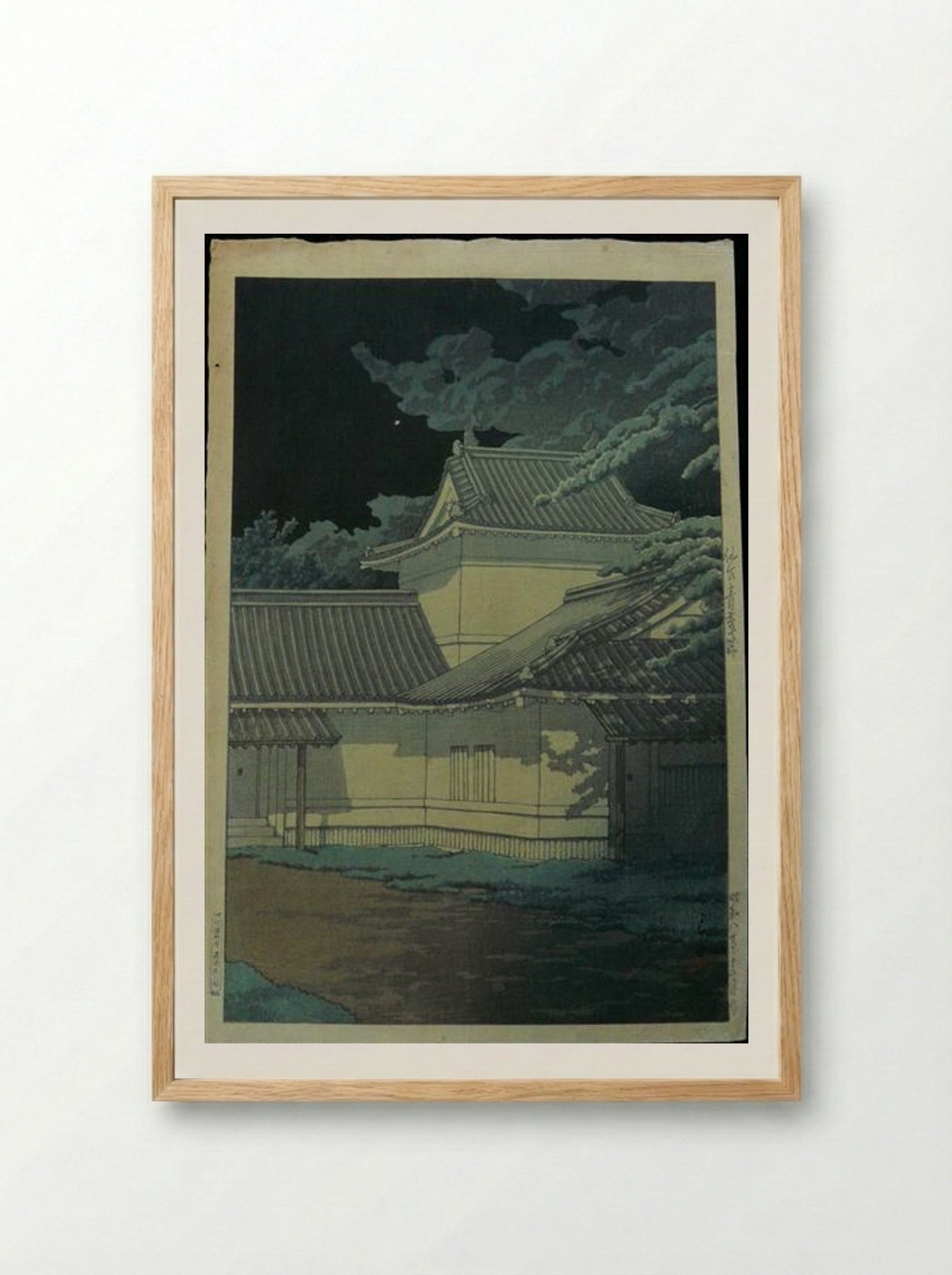 Aoba Castle, Sendai - Hasui Kawase - Framed Print Wood