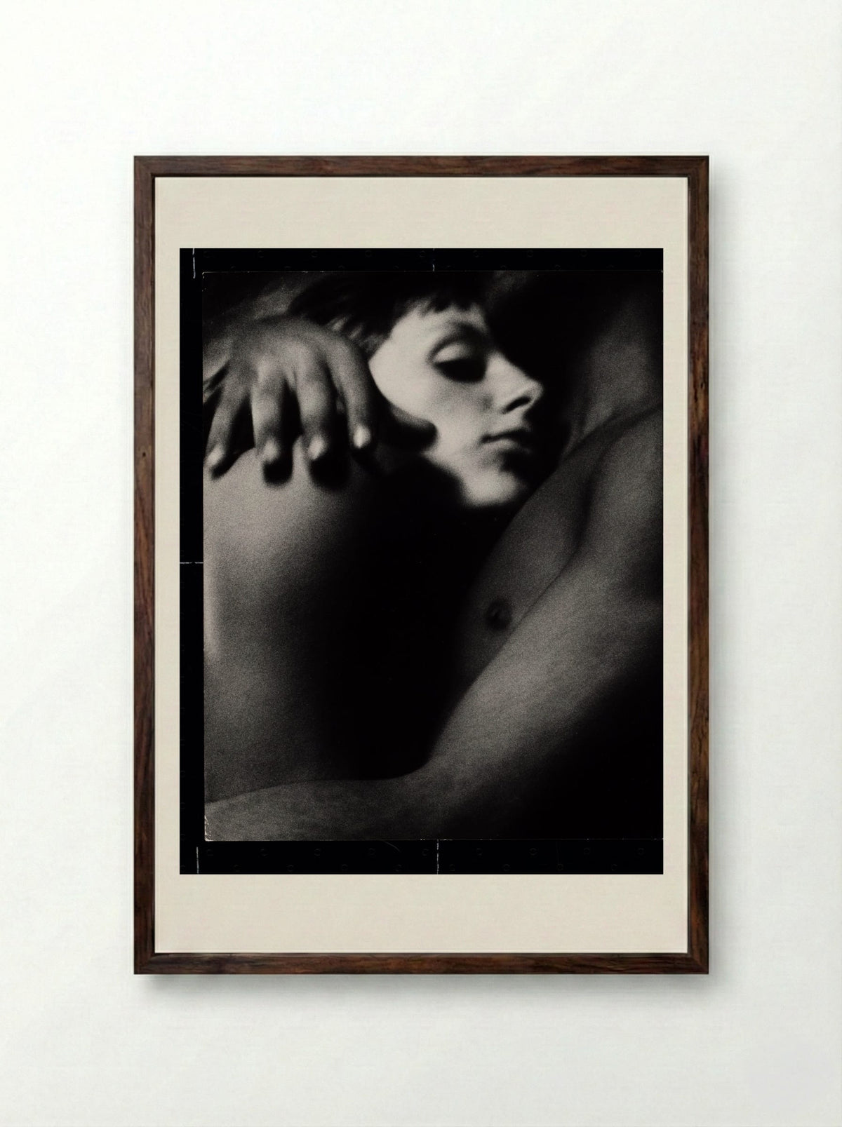 Untitled (Nude Studies) - Sanne Sannes - Framed Print Dark Wood