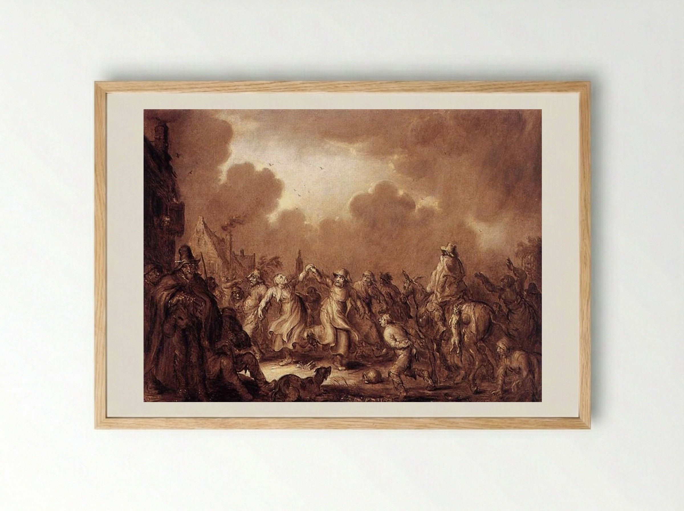 Fools Have the Most Fun - Adriaen van de Venne - Framed Print Wood