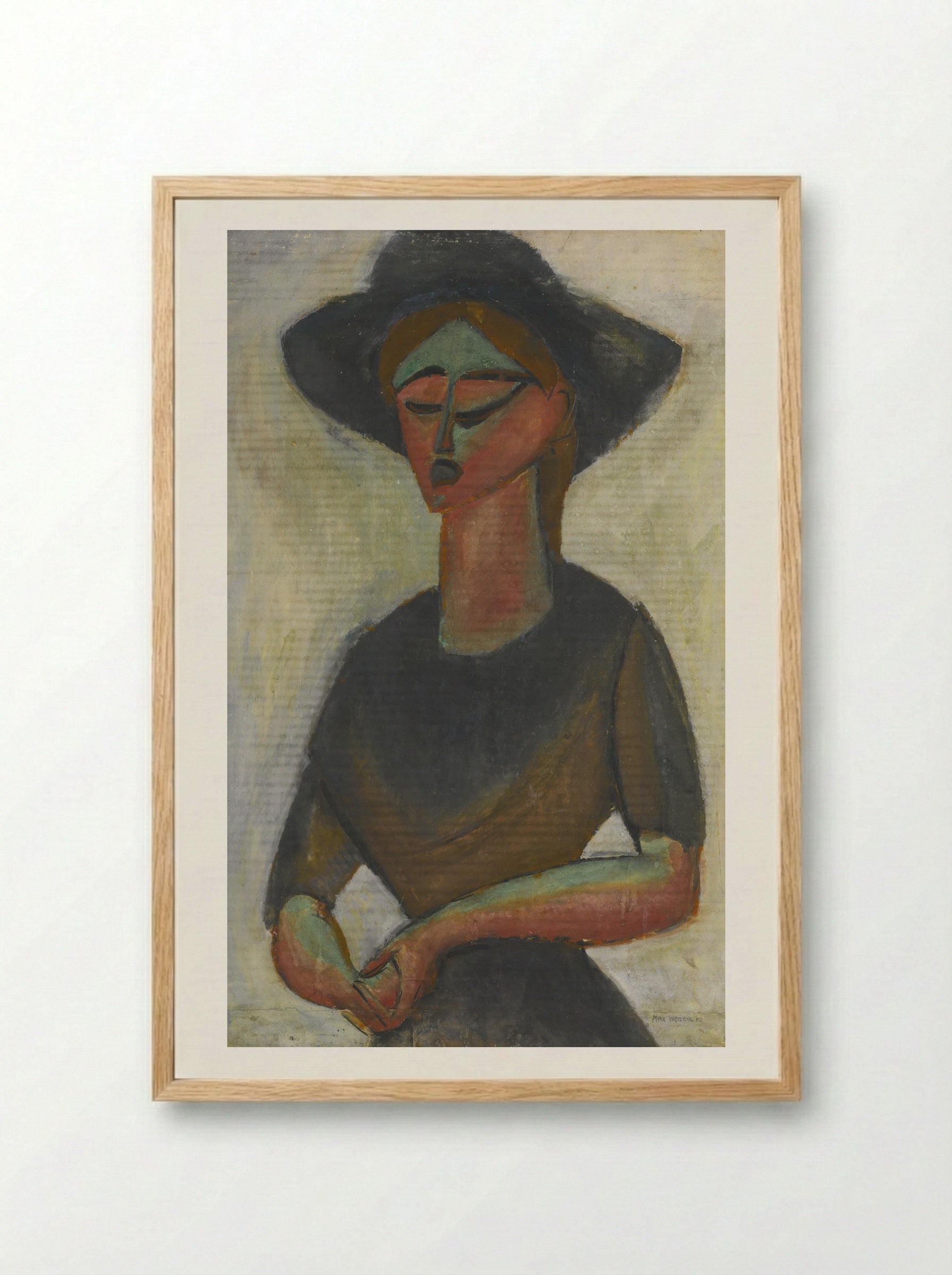 Soloist at Wanamaker's - Max Weber - Framed Print Wood
