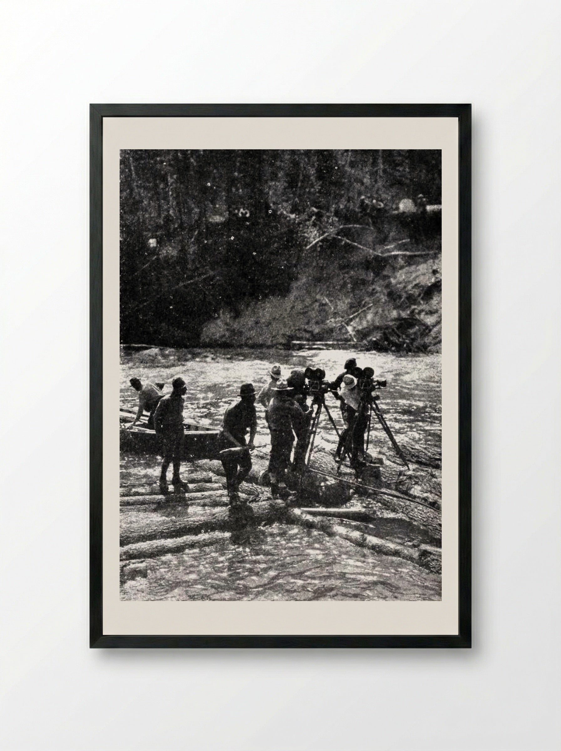 A Knockout - George Bellows - Framed Print Black