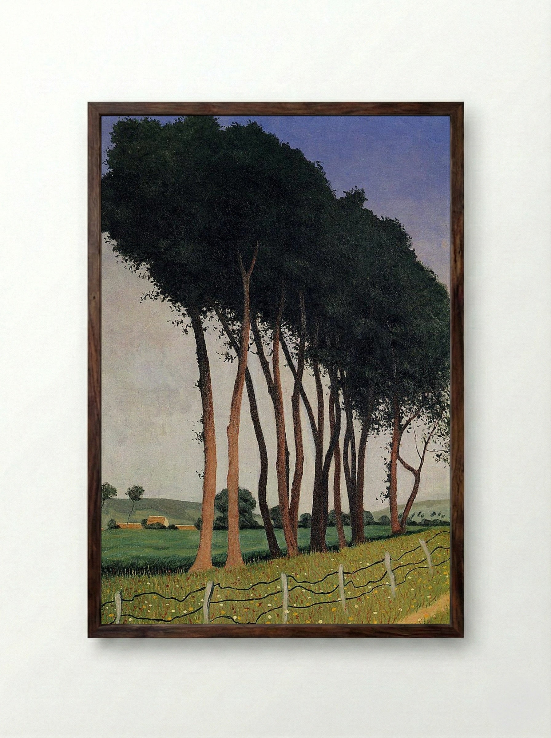 Family - Félix Vallotton - Framed Print Dark Wood