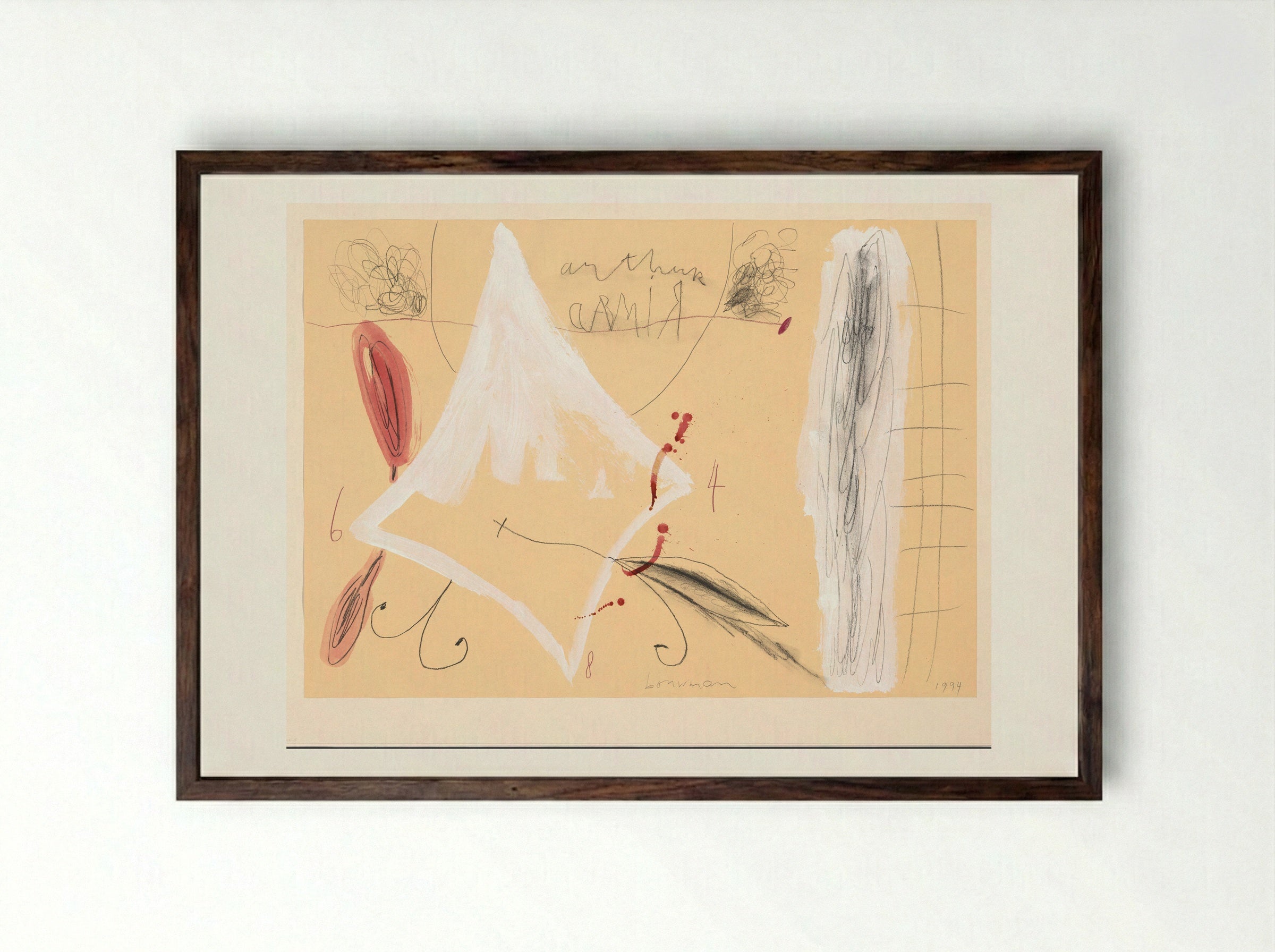 Morfeo I - Richard Bouwman - Framed Print Dark Wood