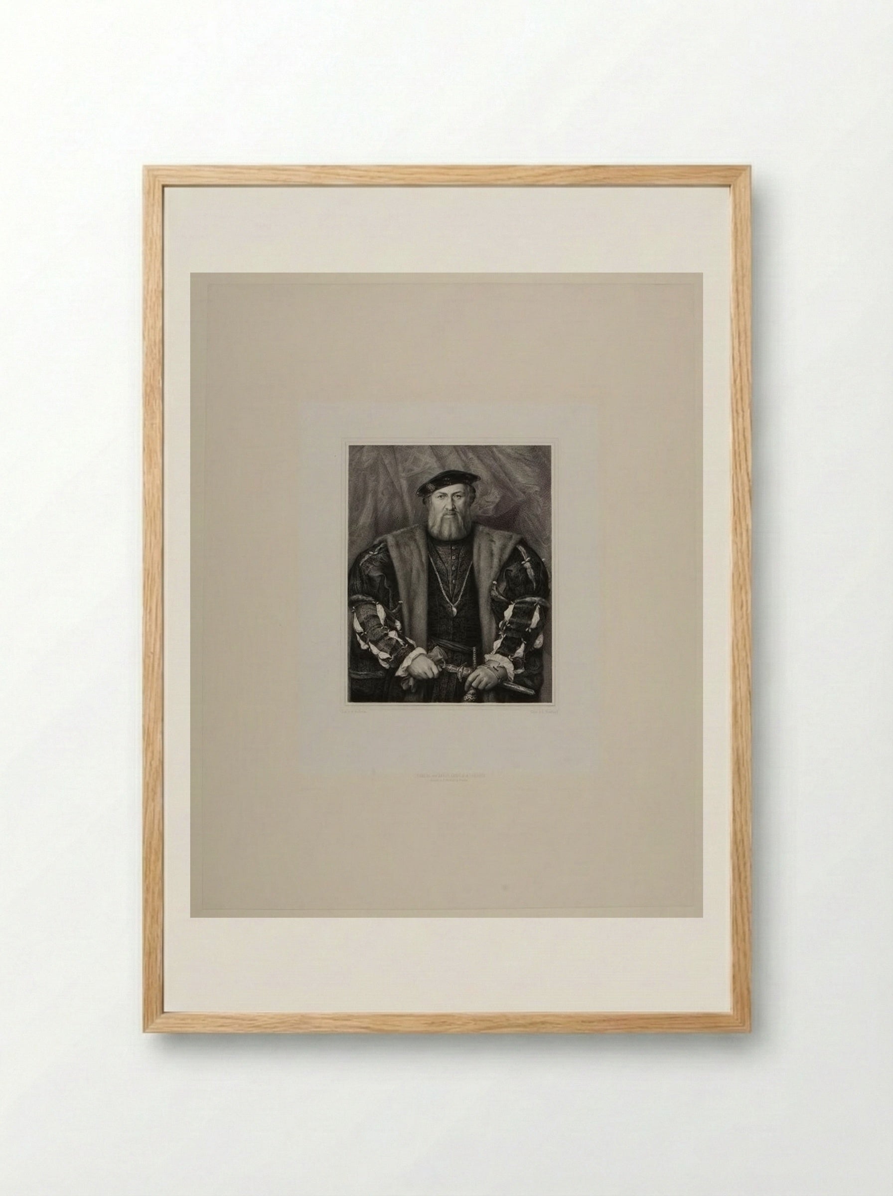 Hubert Morett - Lazarus Gottlieb Sichling - Framed Print Wood